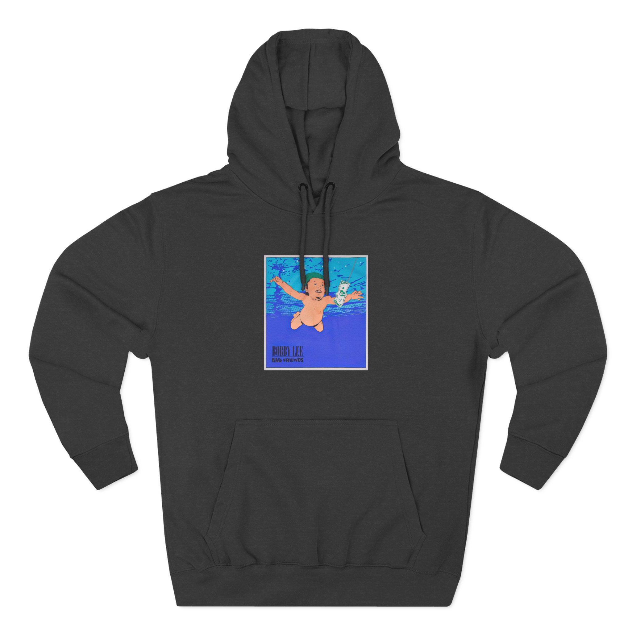 Bad Friends Nevermind Three-Panel Fleece Hoodie