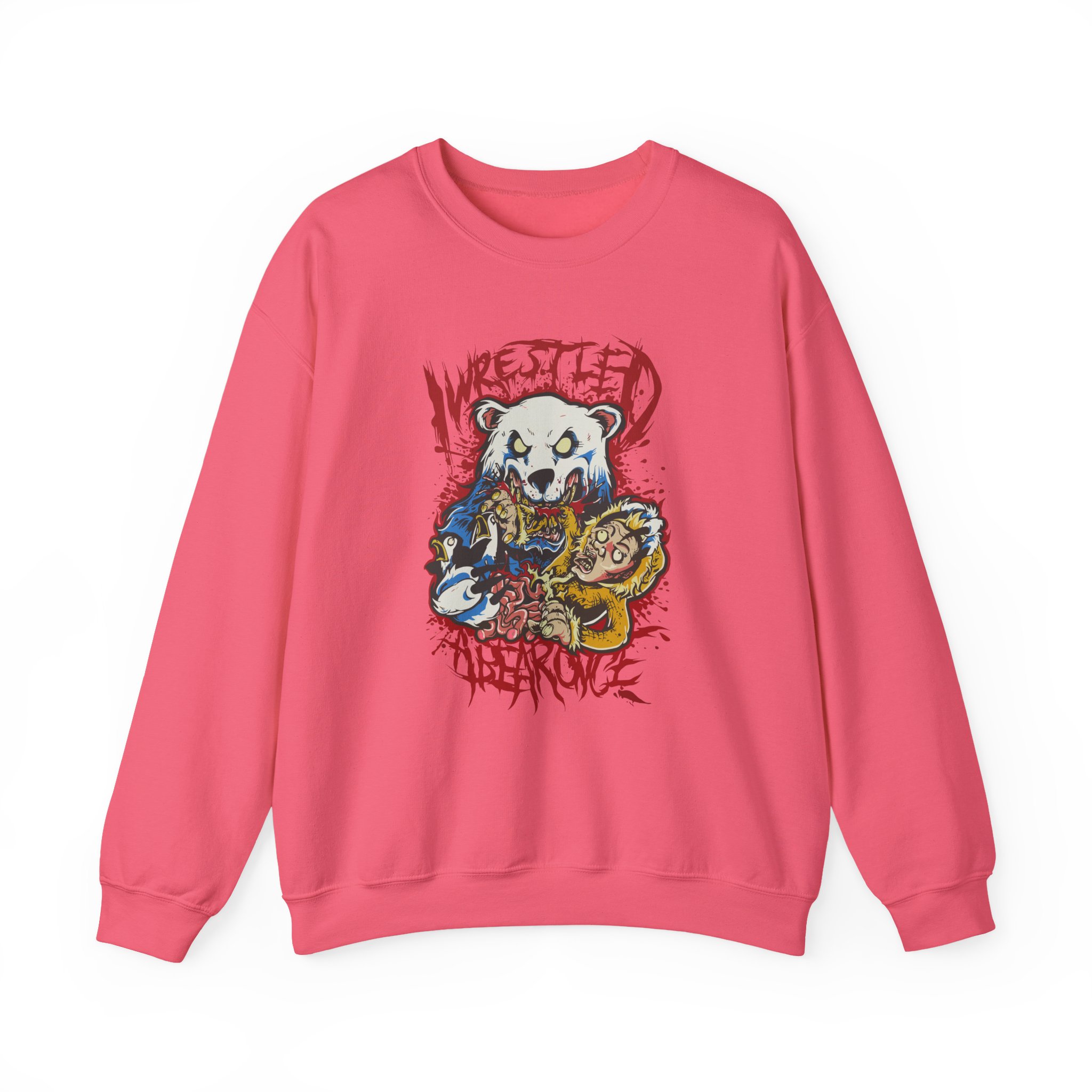Iwrestledabearonce Unisex Heavy Blendâ„¢ Crewneck Sweatshirt