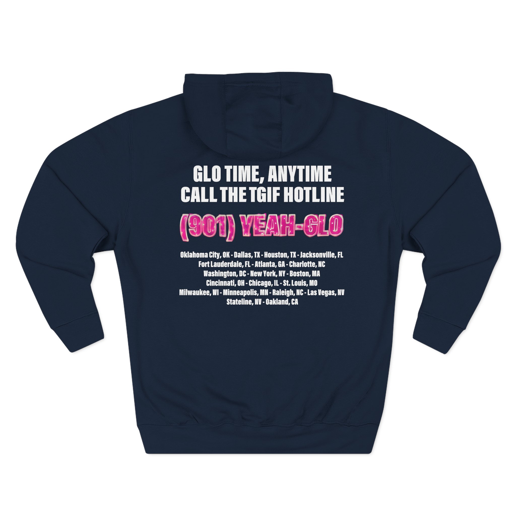 Glorilla Glorious Tour Glotorola Three-Panel Fleece Hoodie