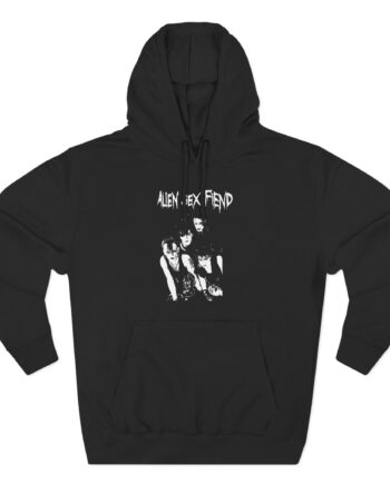 Alien Sex Fiend Band Photo Three-Panel Fleece Hoodie