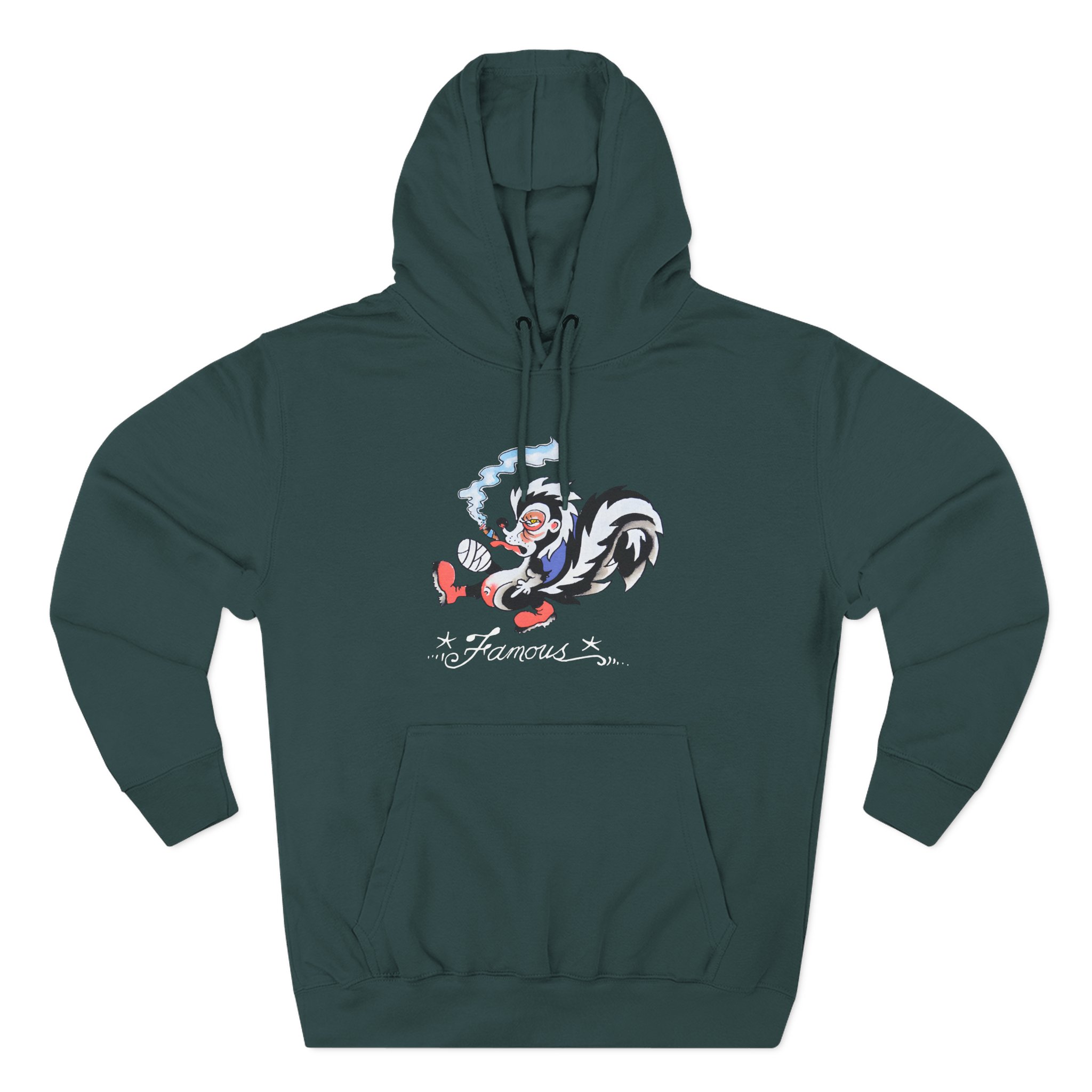 Kim Petras Famous Skunk Boxy Three-Panel Fleece Hoodie