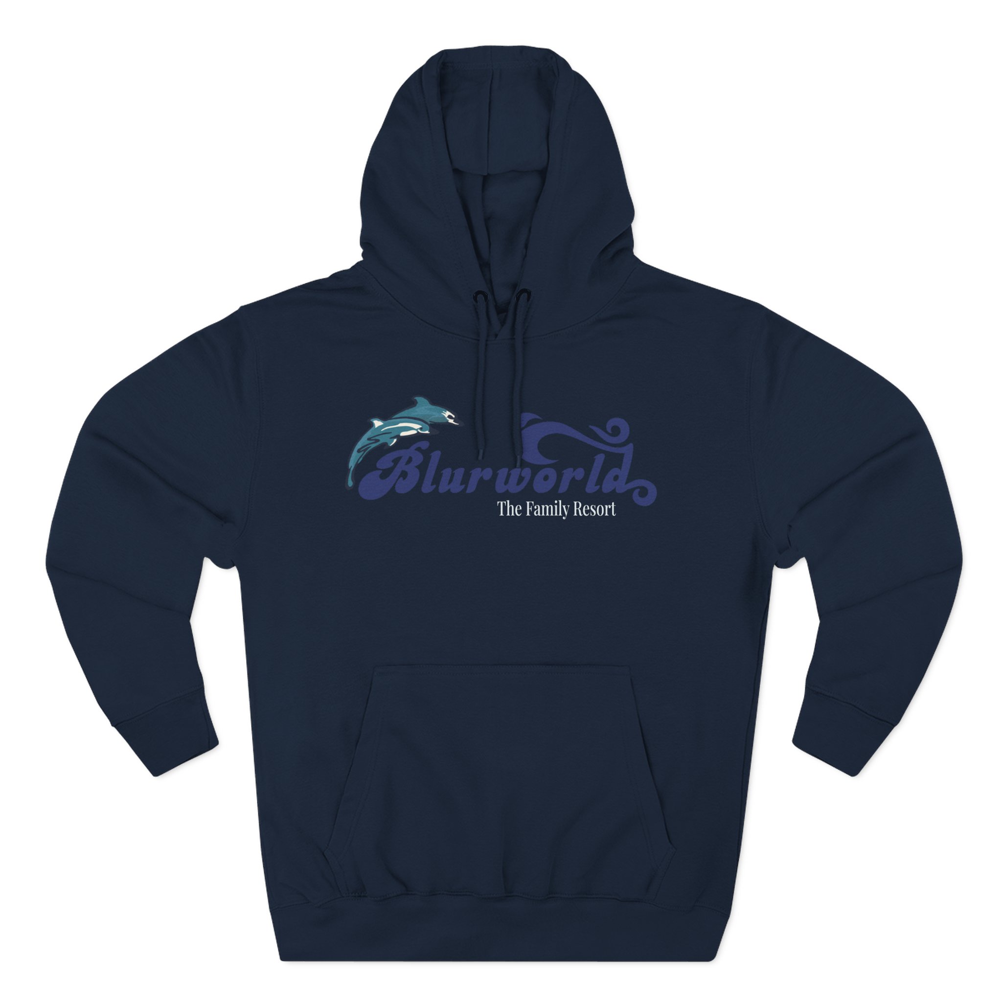 Blur Seaworld Three-Panel Fleece Hoodie
