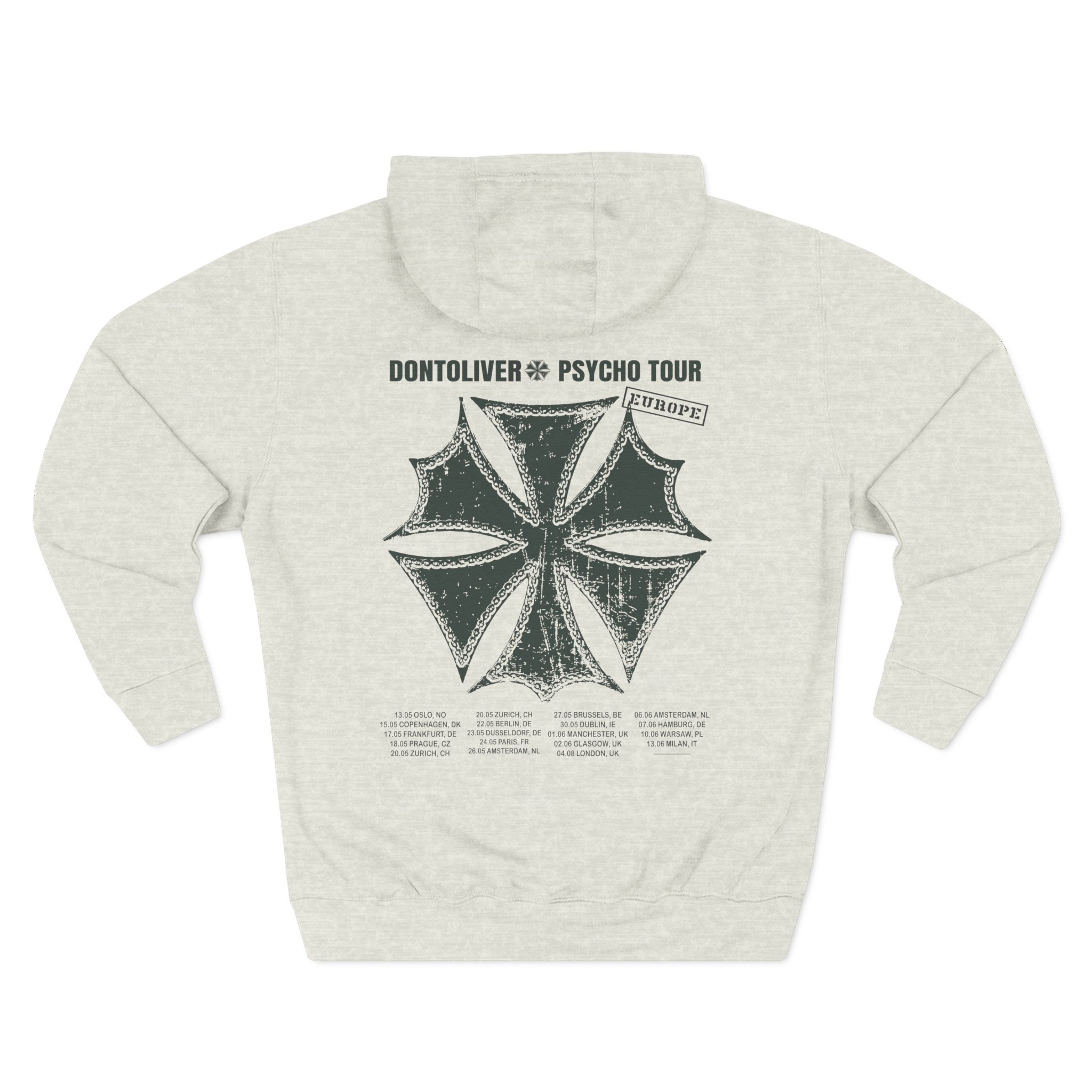 Don Toliver Psycho Tour Emblem Three-Panel Fleece Hoodie