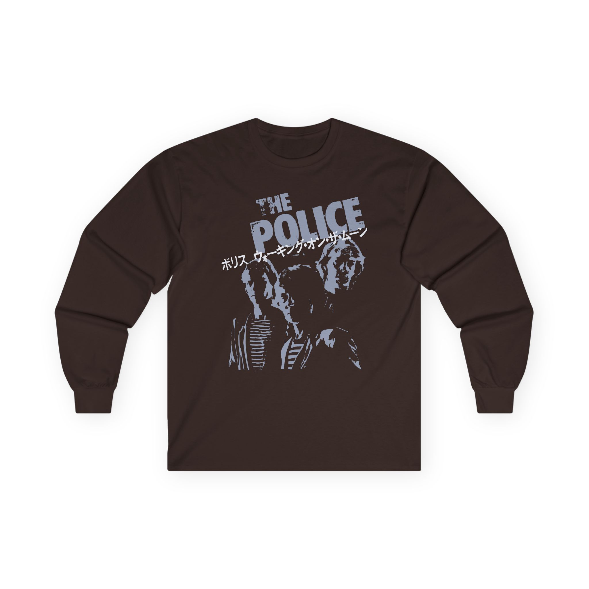 The Police Japan Retro Unisex Ultra Cotton Long Sleeve Tee