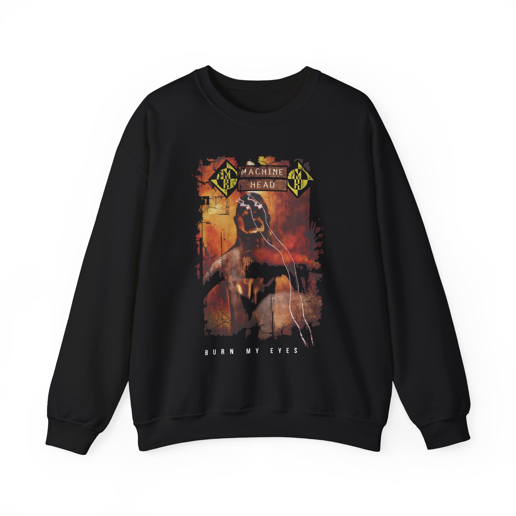 Machine Head Burn My Eyes Unisex Heavy Blendâ„¢ Crewneck Sweatshirt