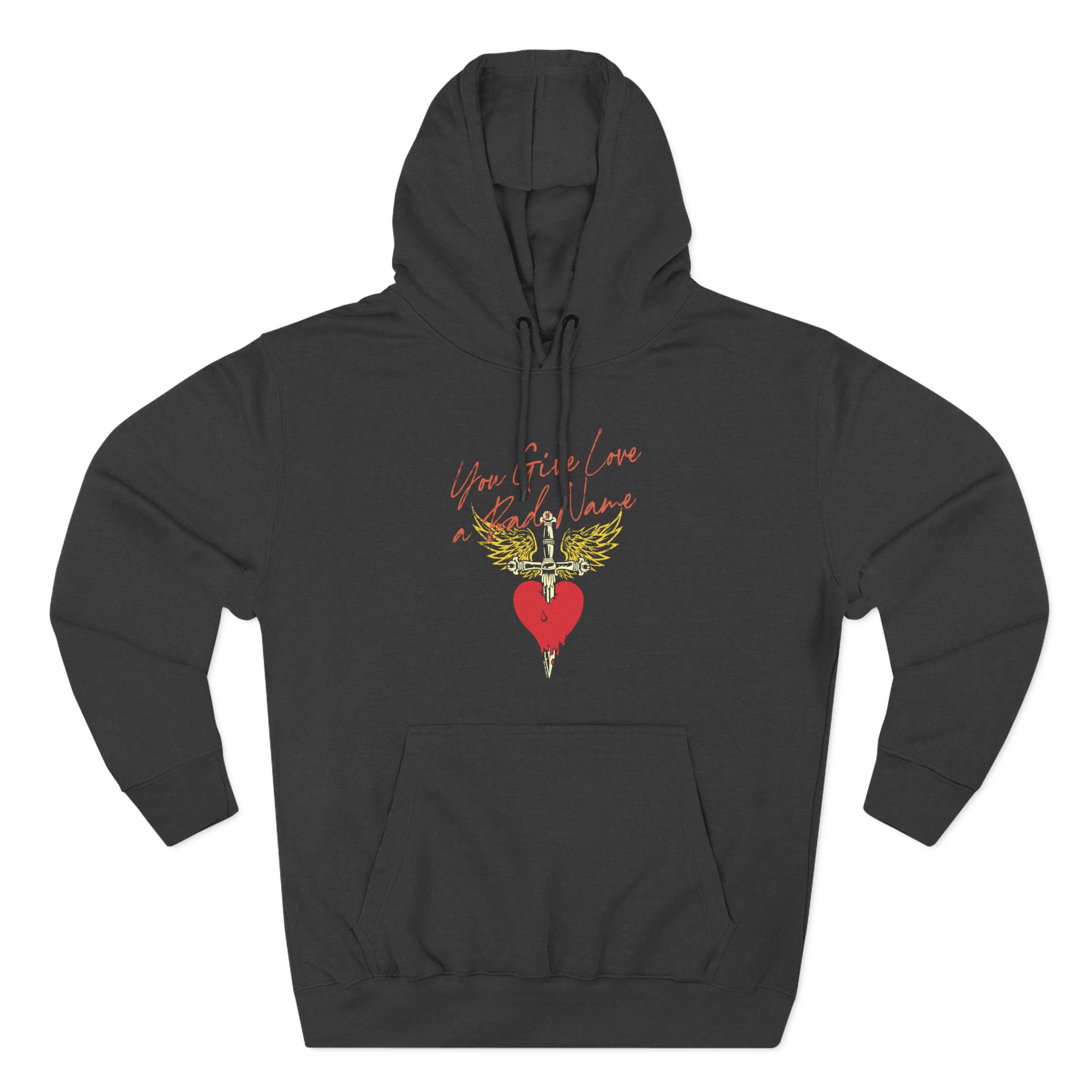 Bon Jovi You Give Love a Bad Name Three-Panel Fleece Hoodie