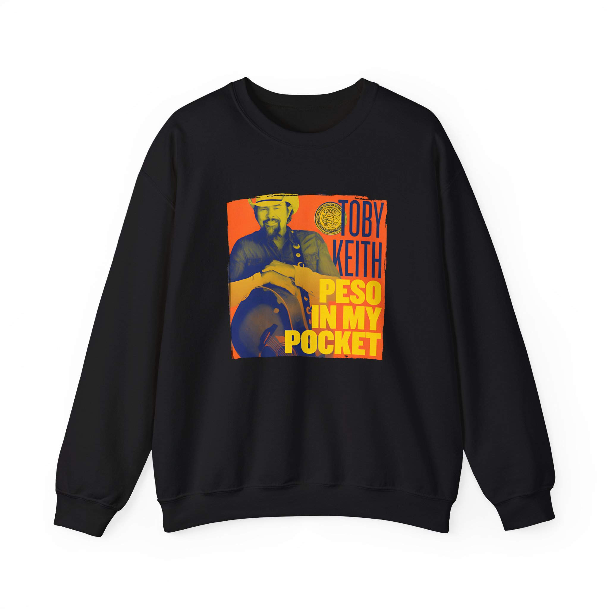 Toby Keith Peso in My Pocket Unisex Heavy Blendâ„¢ Crewneck Sweatshirt