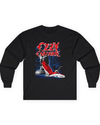 Ozzy Osbourne Blizzard of Ozz Rock & Roll Hall of Fame Unisex Ultra Cotton Long Sleeve Tee