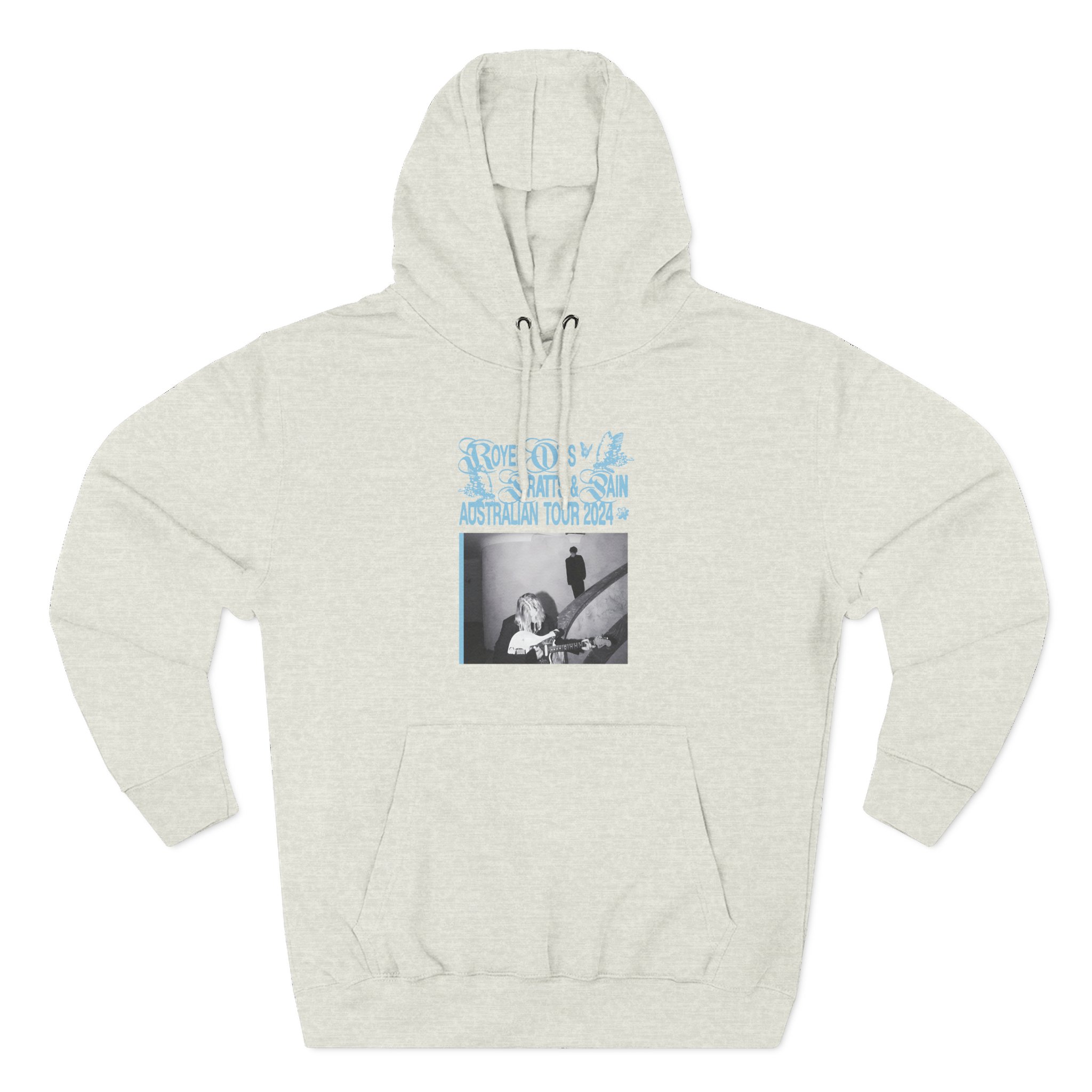 Royel Otis Band Pratts and Pain Australian Tour 2024 Three-Panel Fleece Hoodie