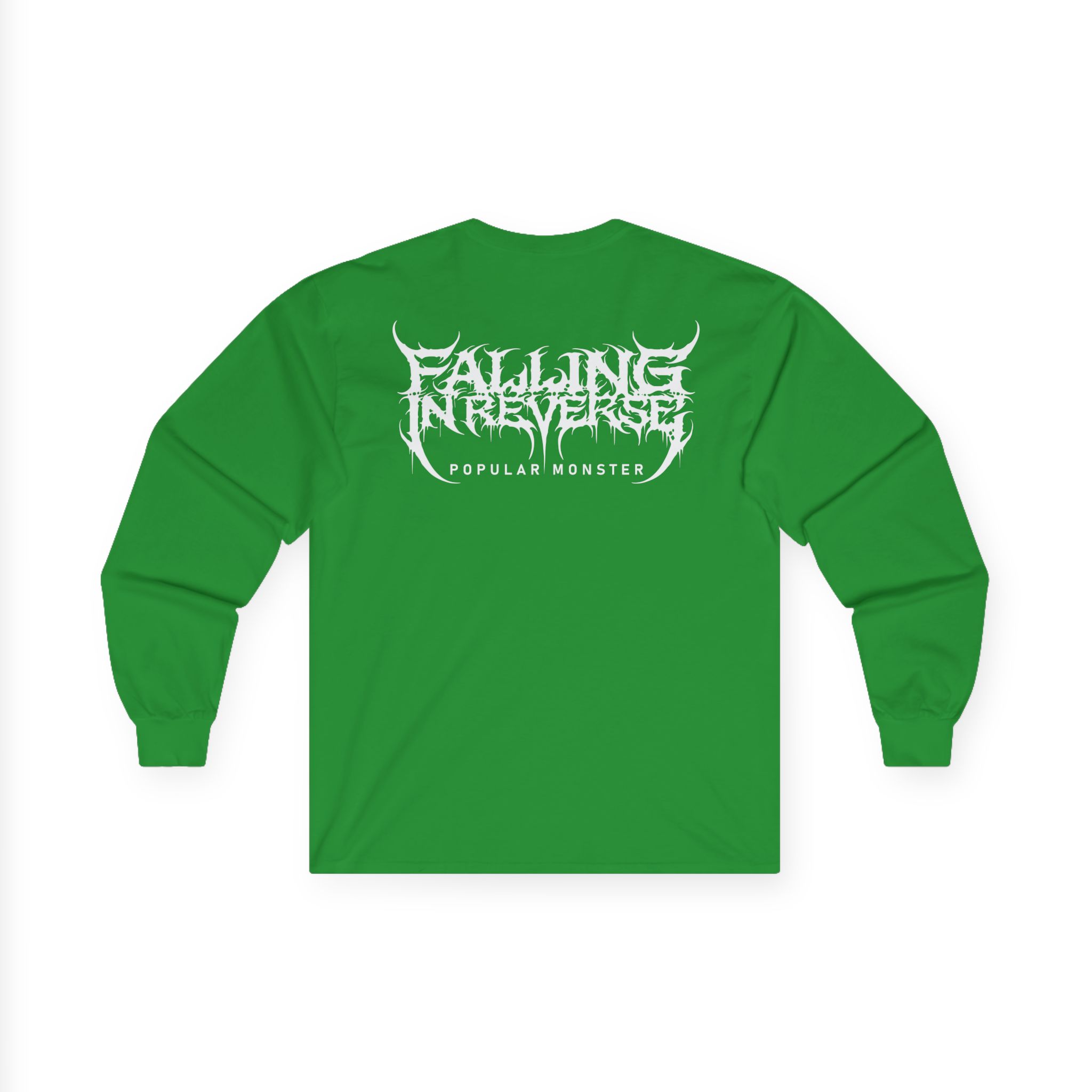 Falling in Reverse Popular Monster Cover and Back Logo Unisex Ultra Cotton Long Sleeve Tee