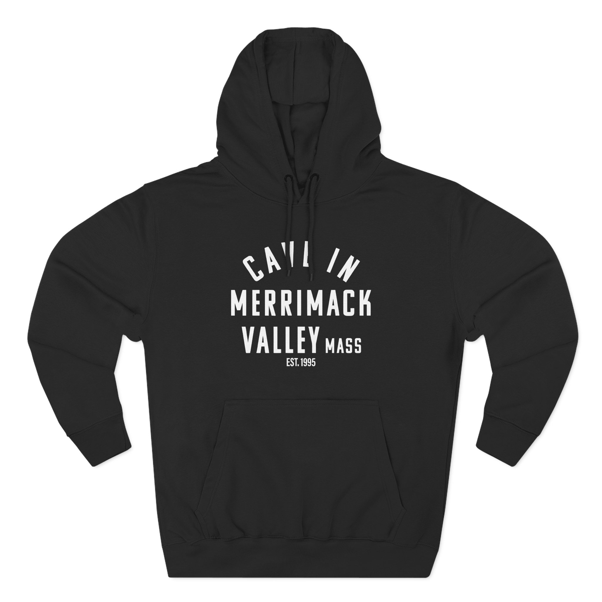 Cave in Merrimack Valley Three-Panel Fleece Hoodie