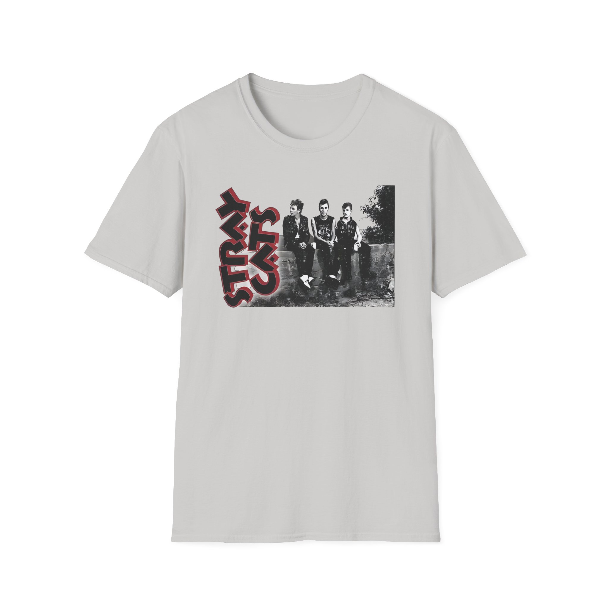 Stray Cats Three Cats Unisex Softstyle T-Shirt