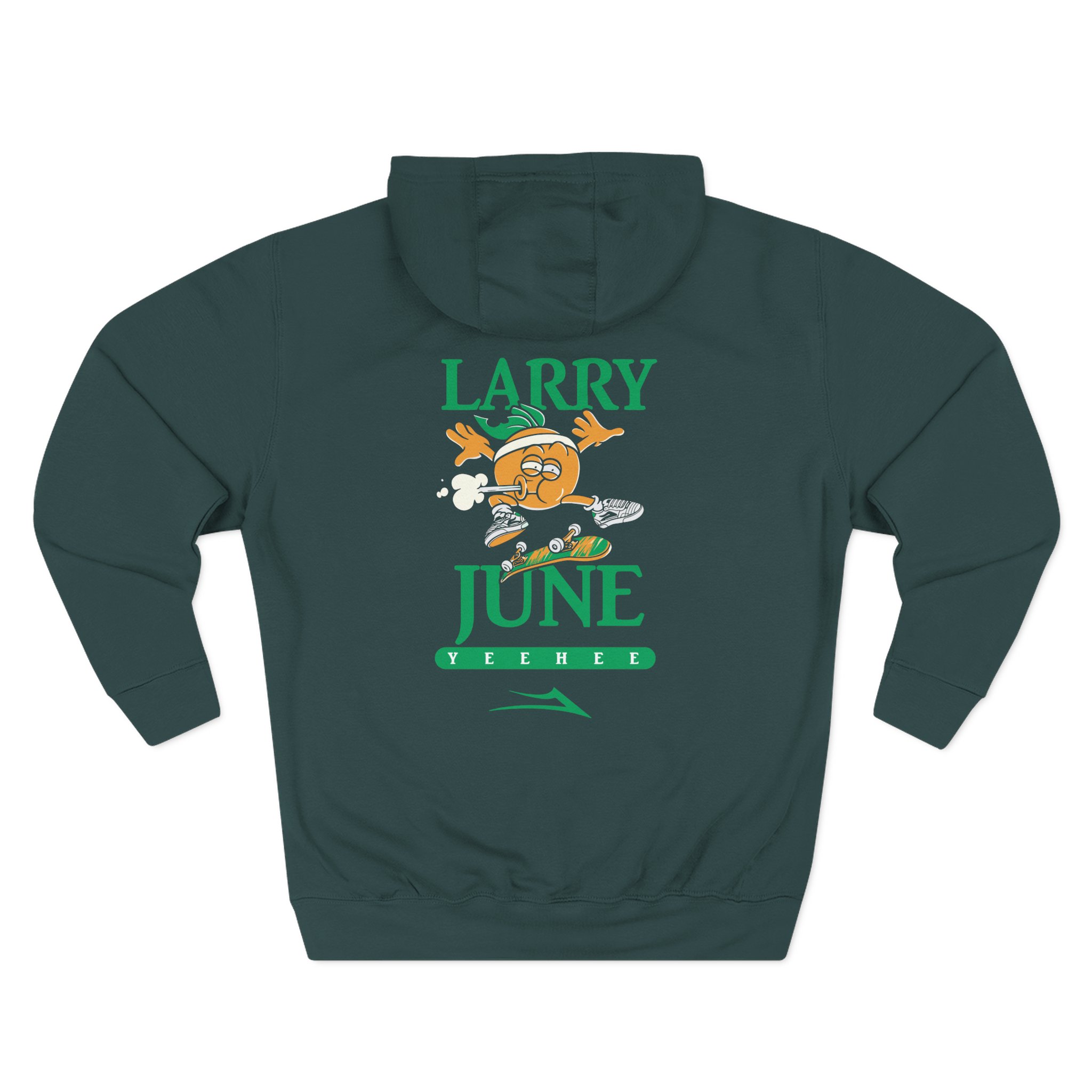 Larry June Three-Panel Fleece Hoodie