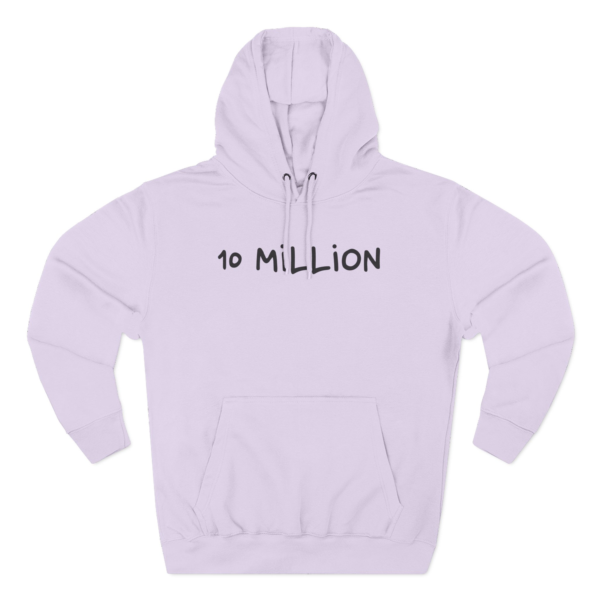 Casey Neistat 10 Million Three-Panel Fleece Hoodie