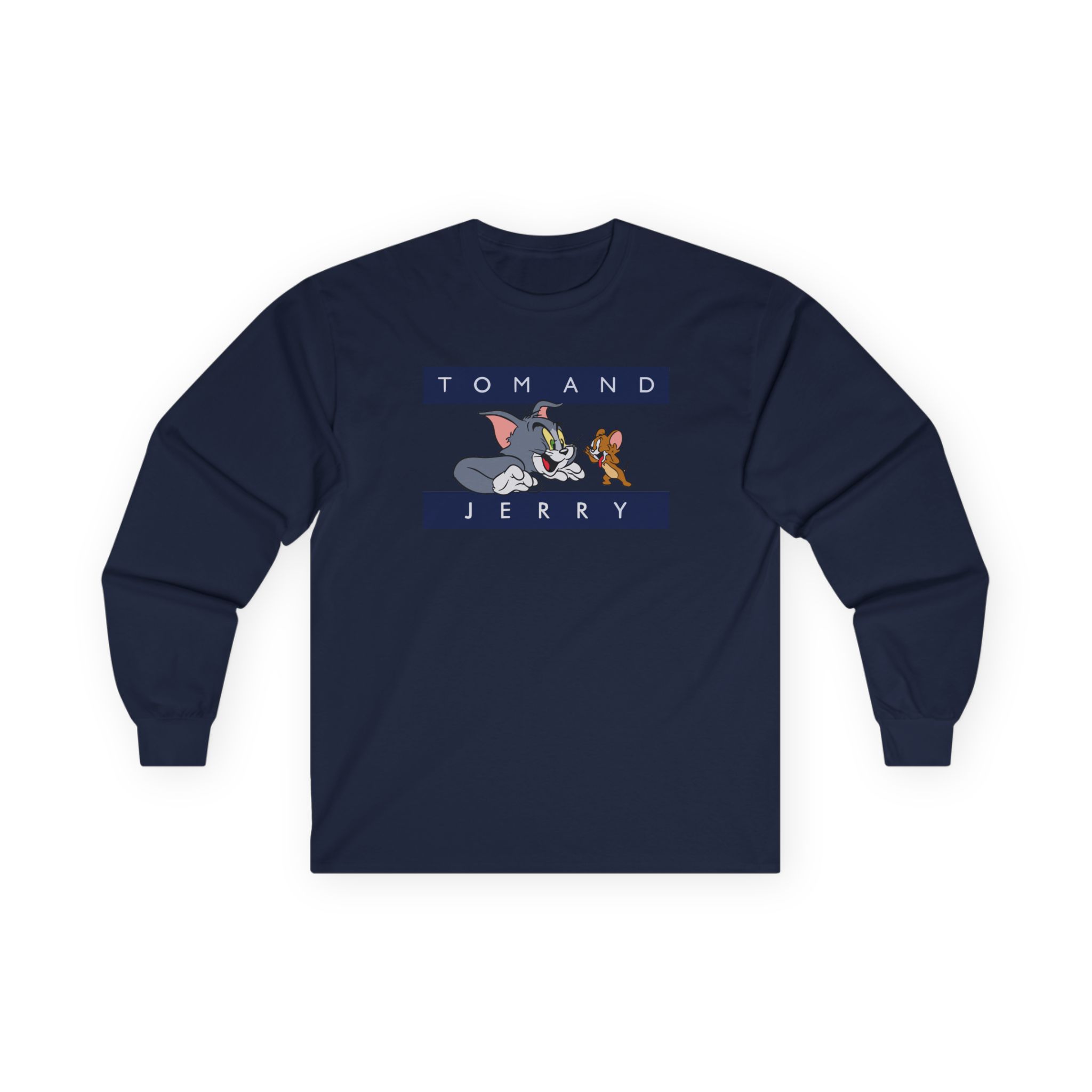 Fede Vigevani Tom and Jerry Unisex Ultra Cotton Long Sleeve Tee