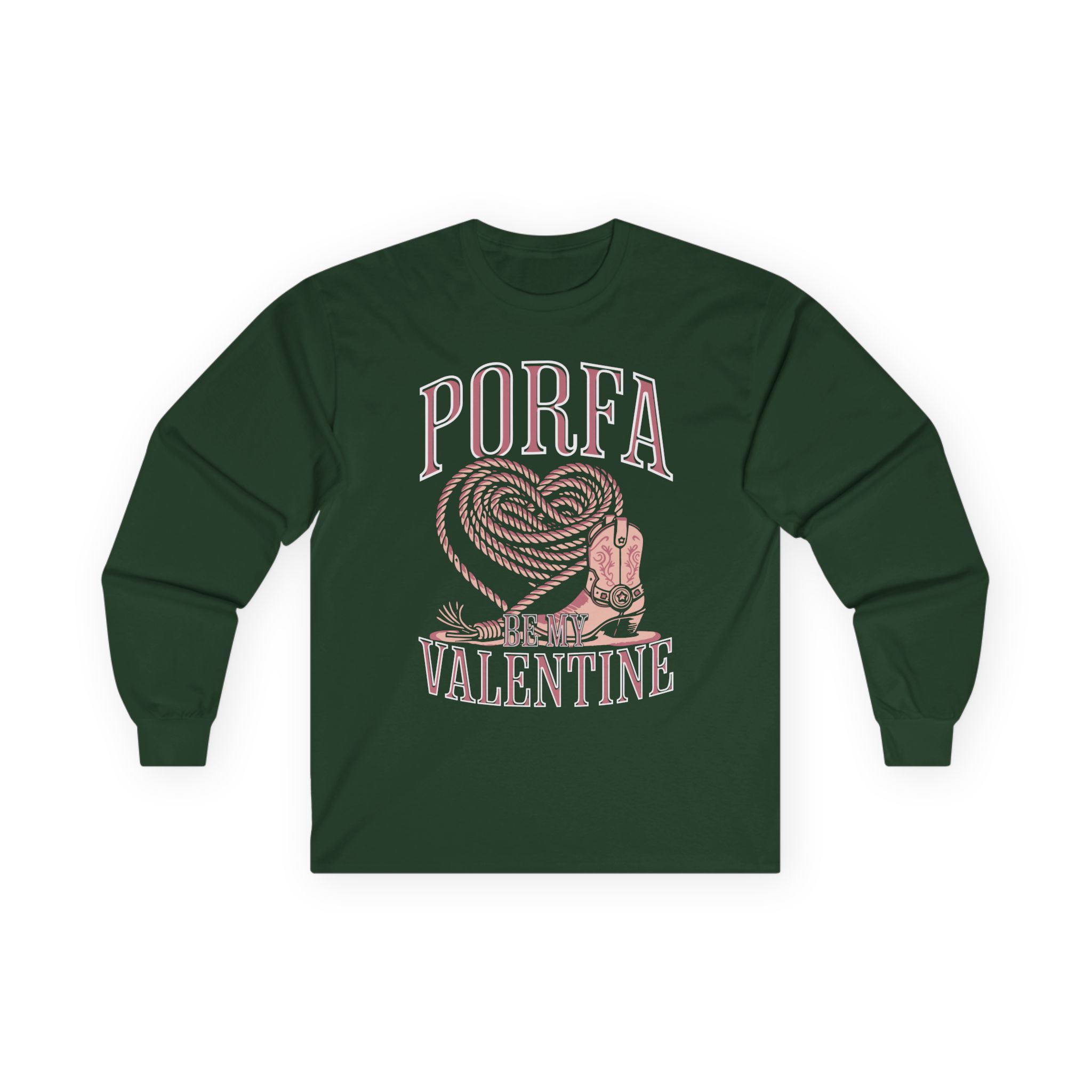 Porfa Be My Valentine Unisex Ultra Cotton Long Sleeve Tee