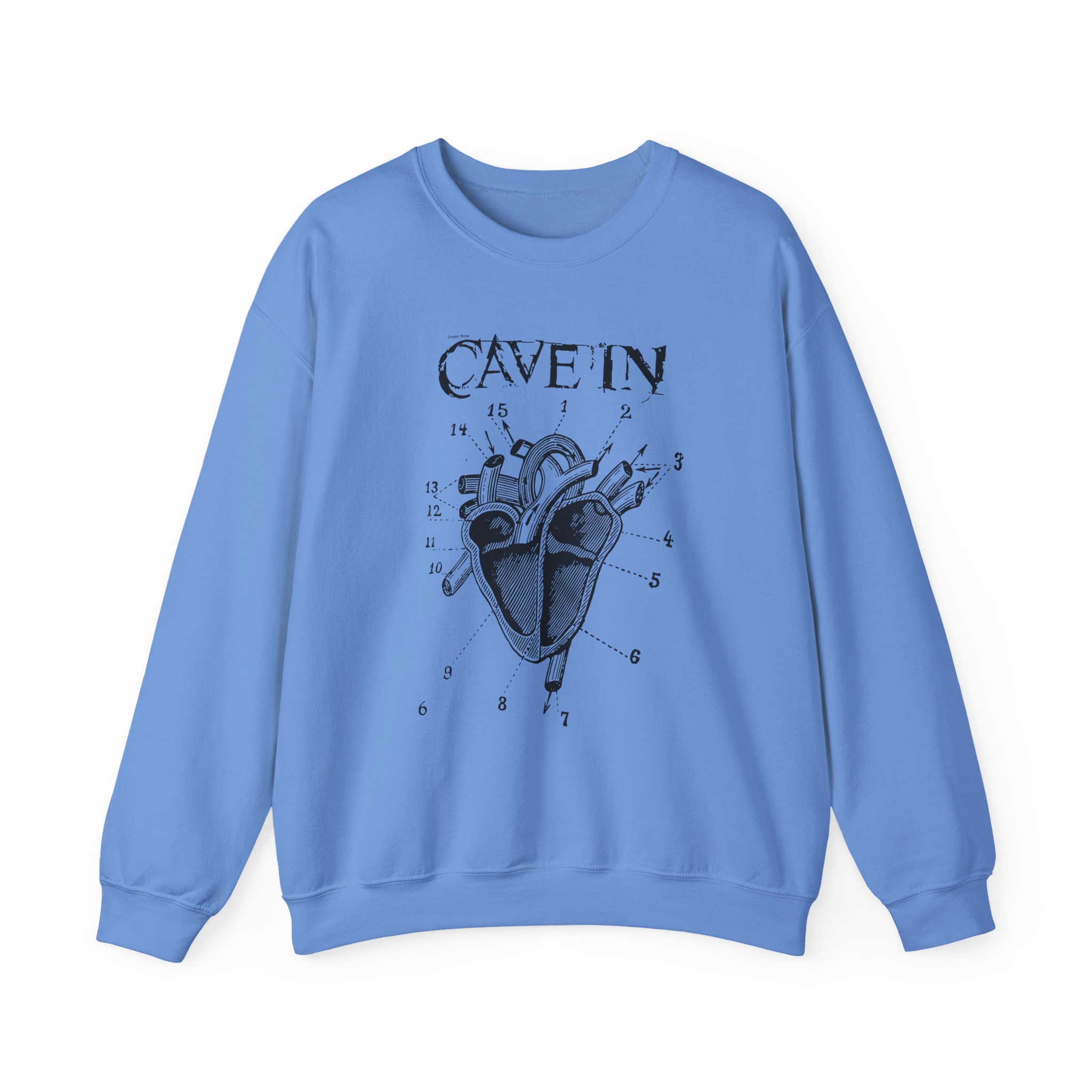 Cave in Classic Heart Unisex Heavy Blendâ„¢ Crewneck Sweatshirt