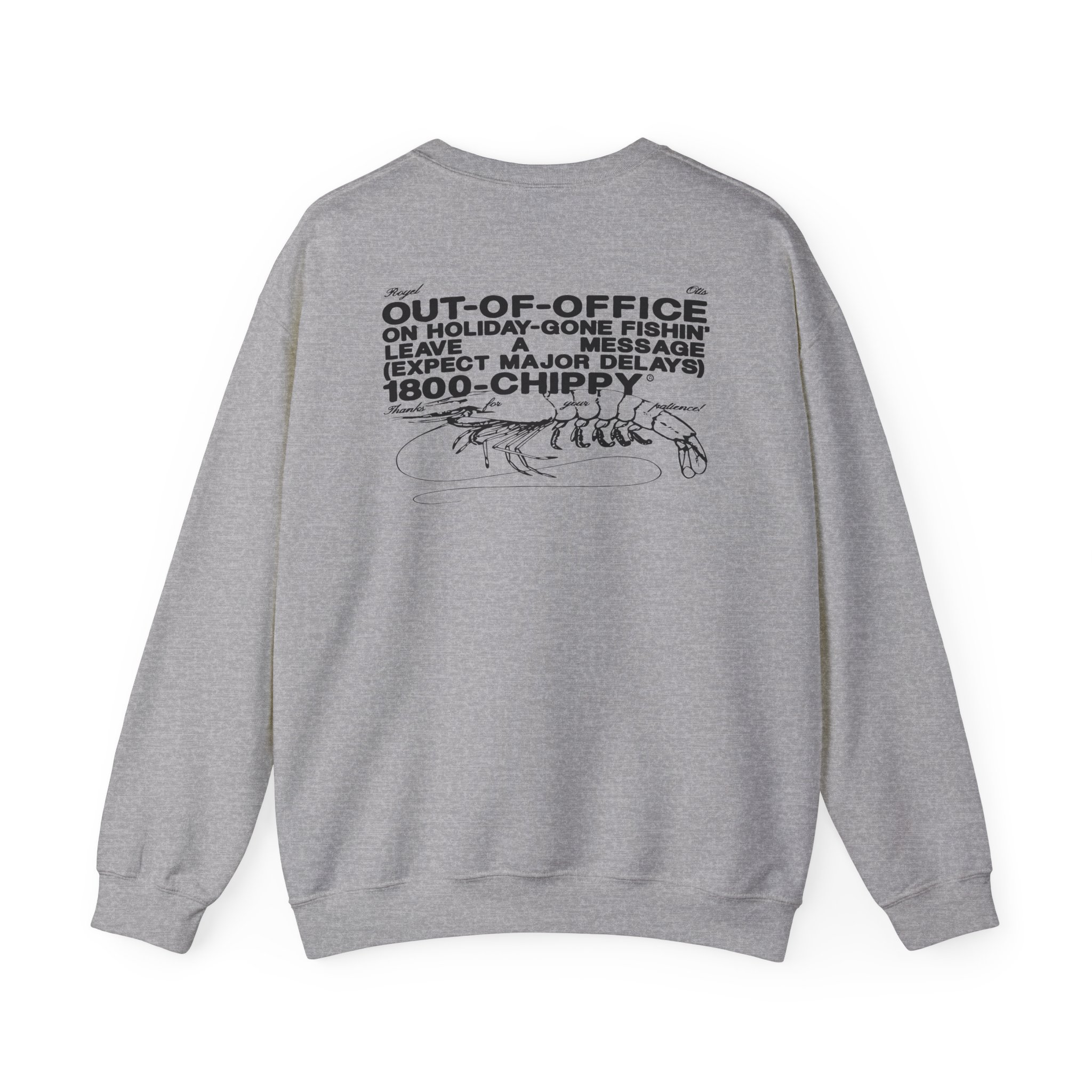 Royel Otis Out of Office Chippy Unisex Heavy Blendâ„¢ Crewneck Sweatshirt