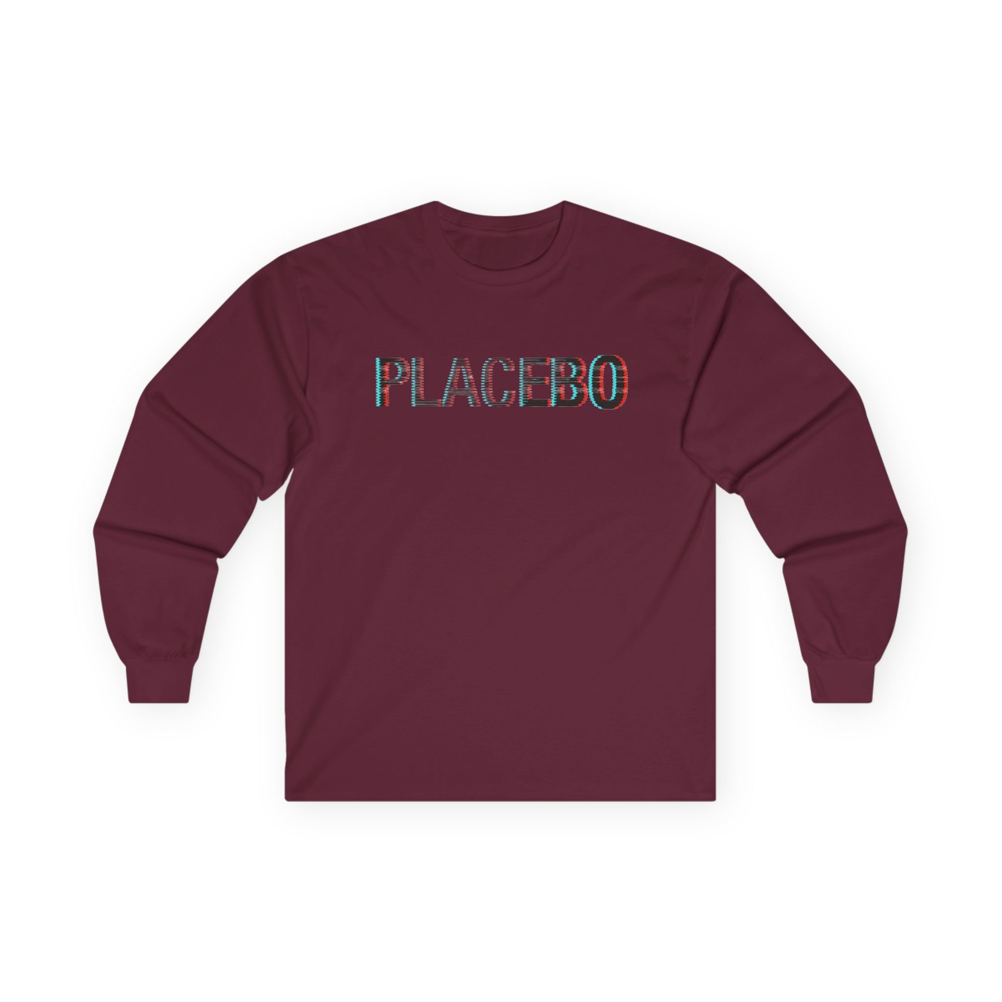 Placebo Glitch Logo Unisex Ultra Cotton Long Sleeve Tee
