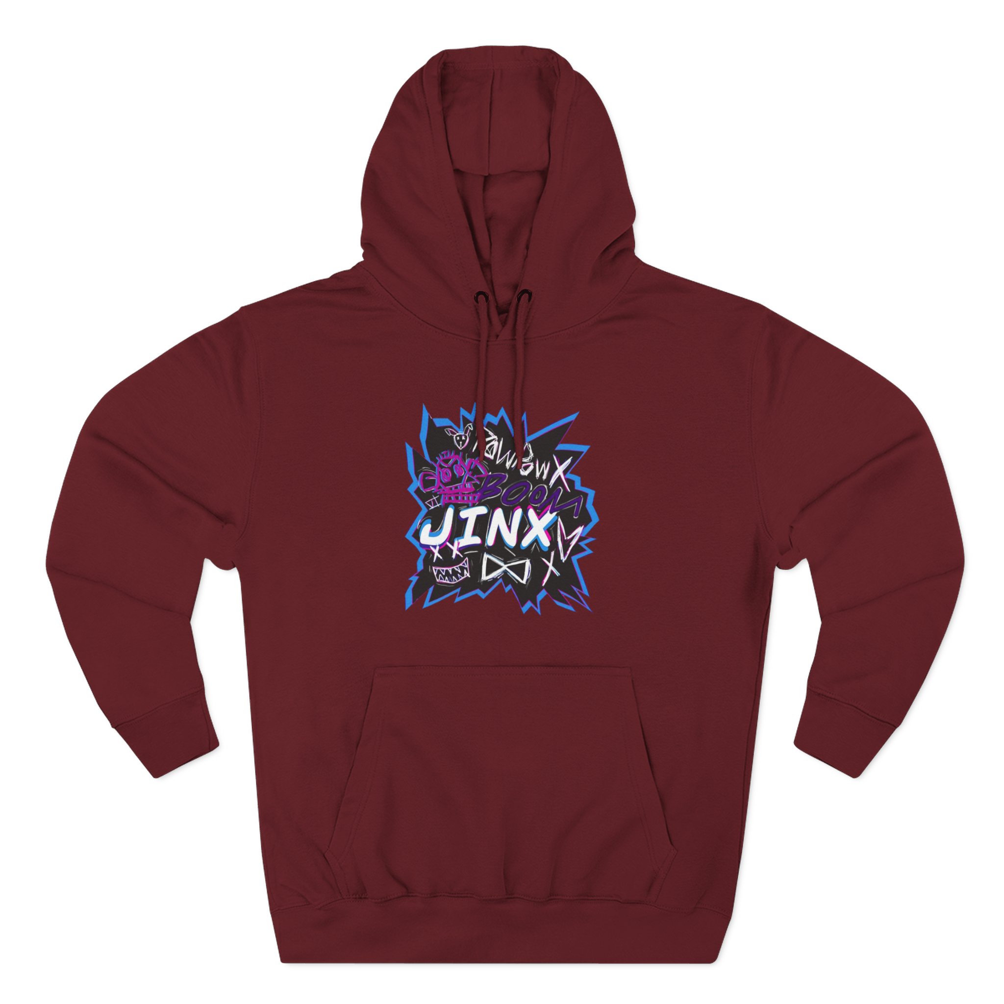 Jinx Three-Panel Fleece Hoodie