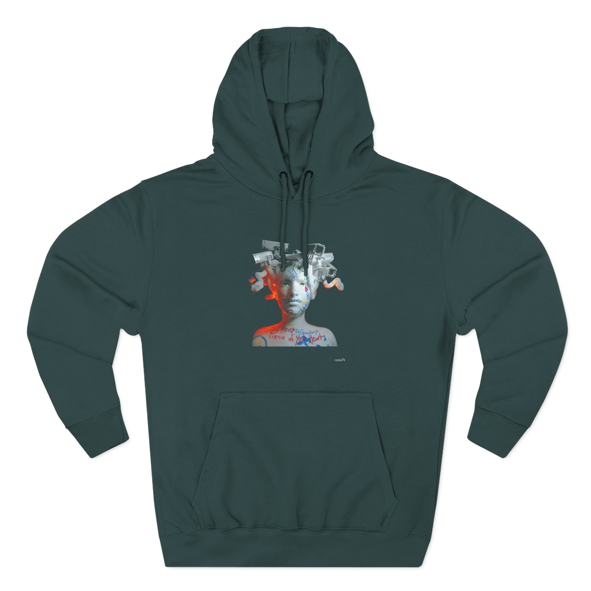 Meduza Three-Panel Fleece Hoodie