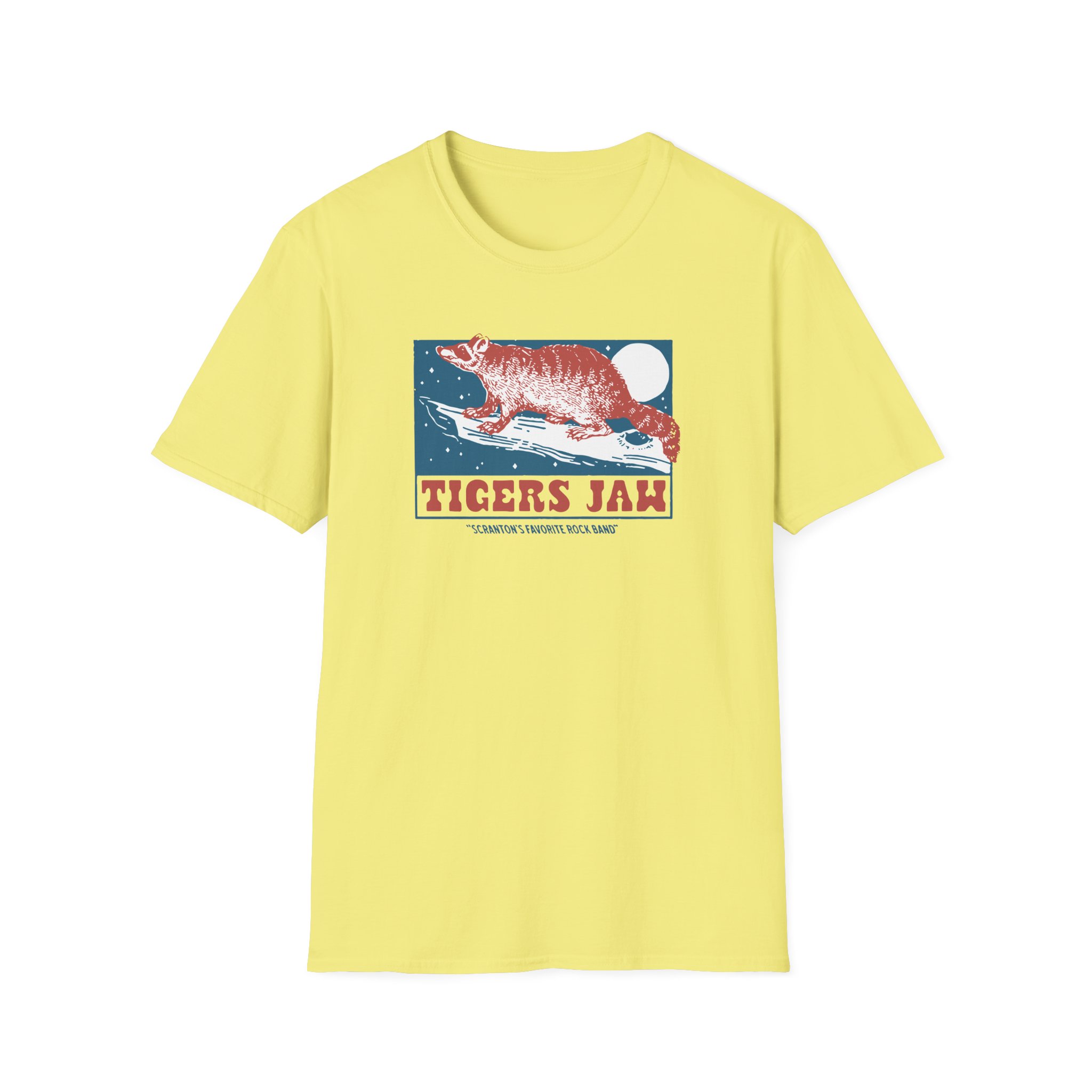 Tigers Jaw Raccoon Unisex Softstyle T-Shirt