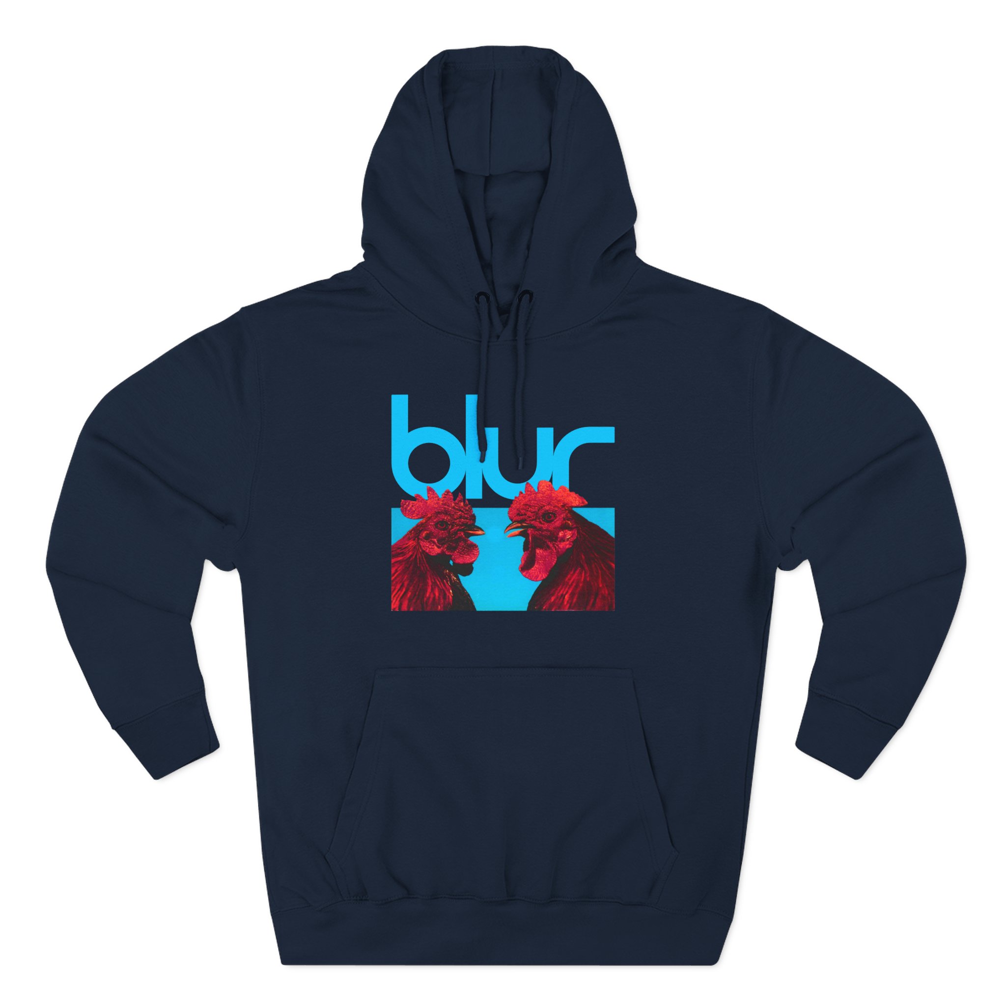 Blur Three-Panel Fleece Hoodie
