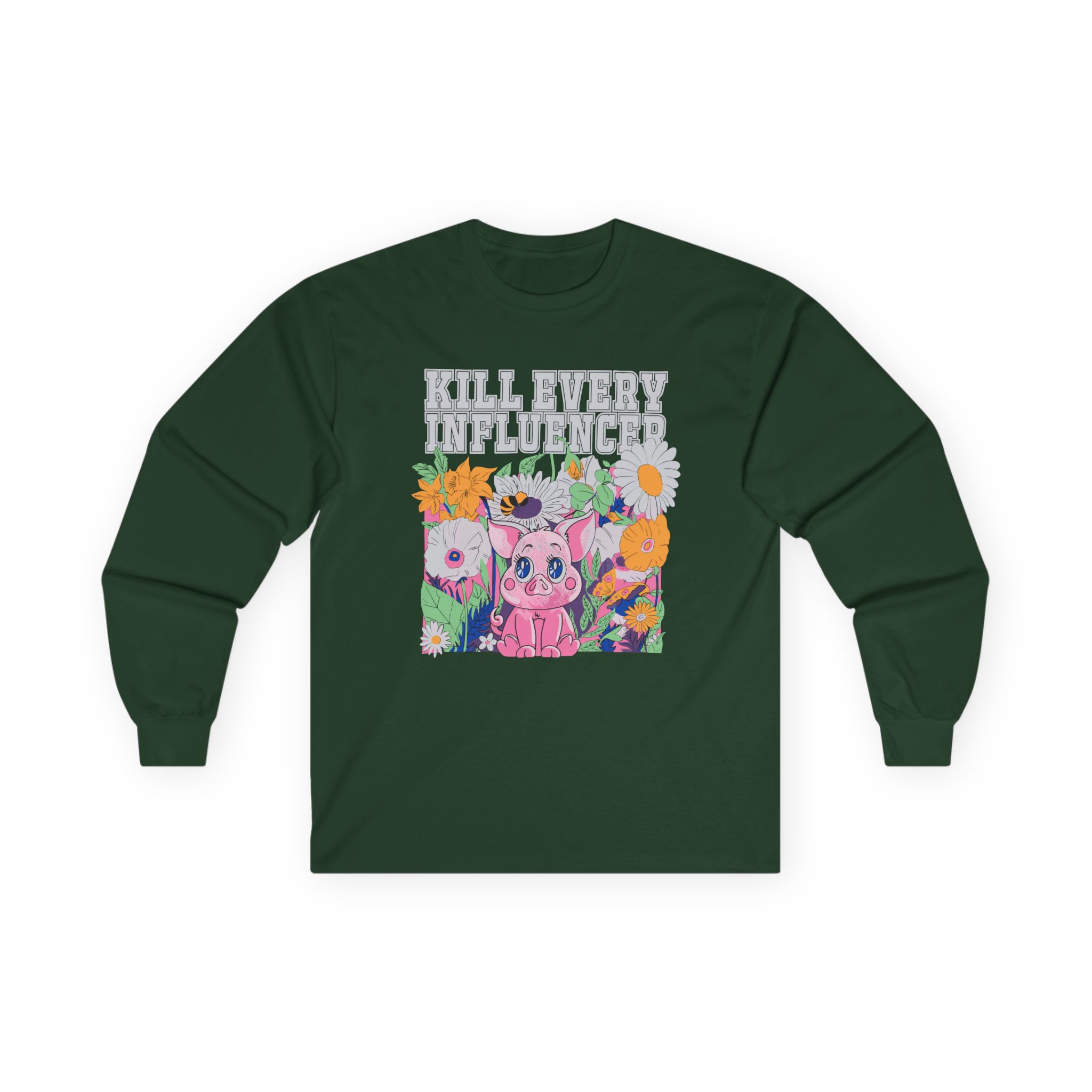 Meatcanyon Kill Every Iuencers Unisex Ultra Cotton Long Sleeve Tee