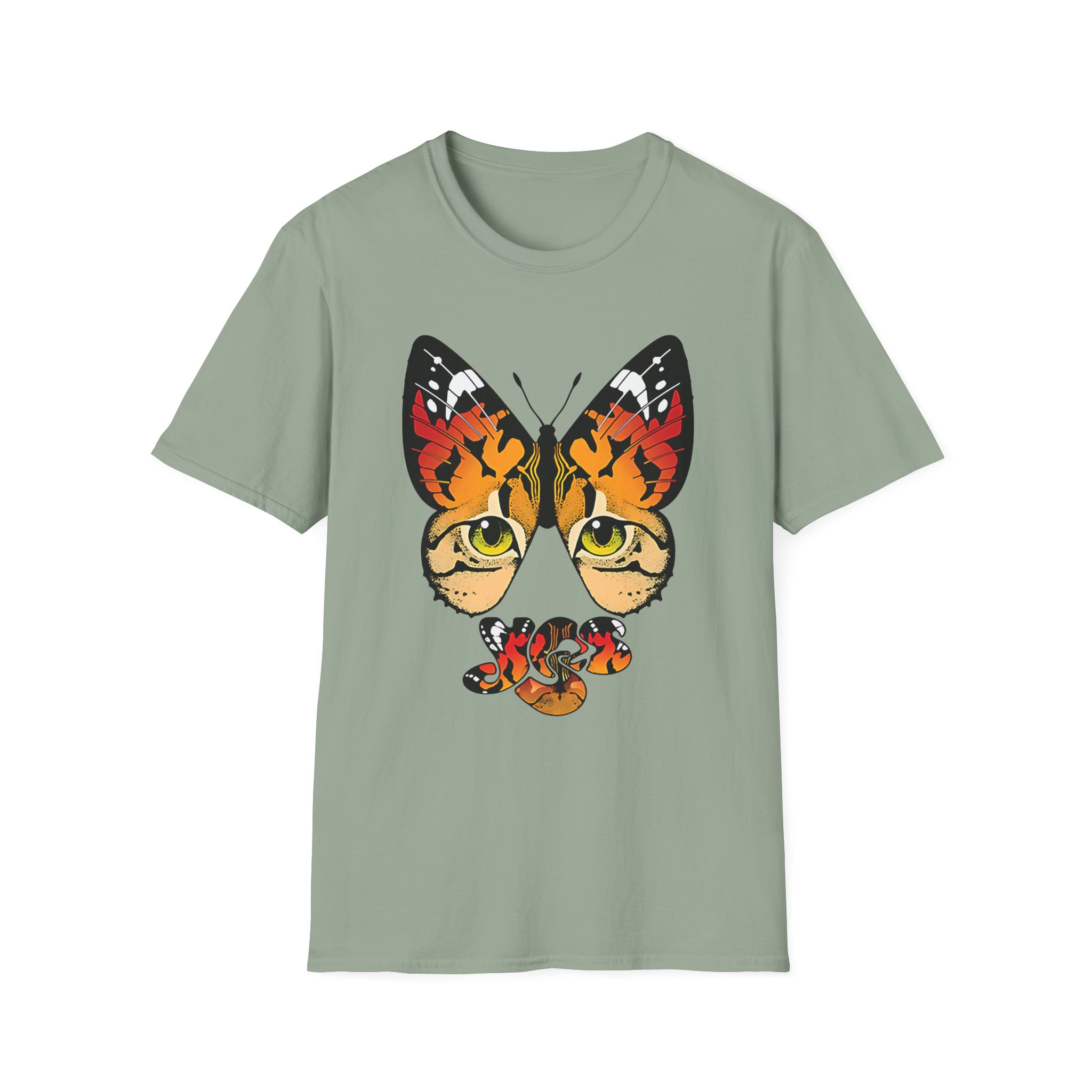 Yes Monarch Eyes Logo Unisex Softstyle T-Shirt