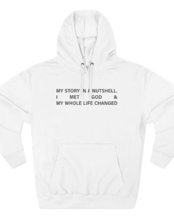 Lecrae I Met God Tan Three-Panel Fleece Hoodie