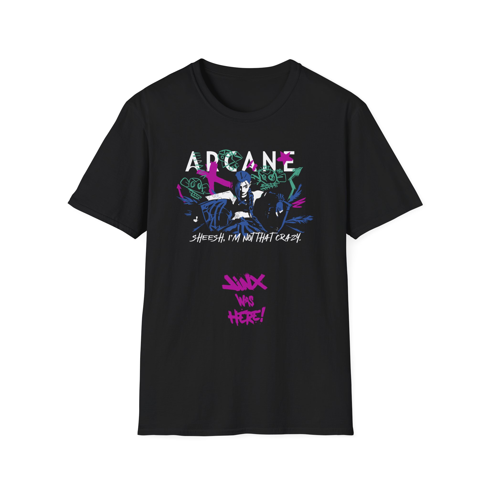 Jinx Arcane Unisex Softstyle T-Shirt