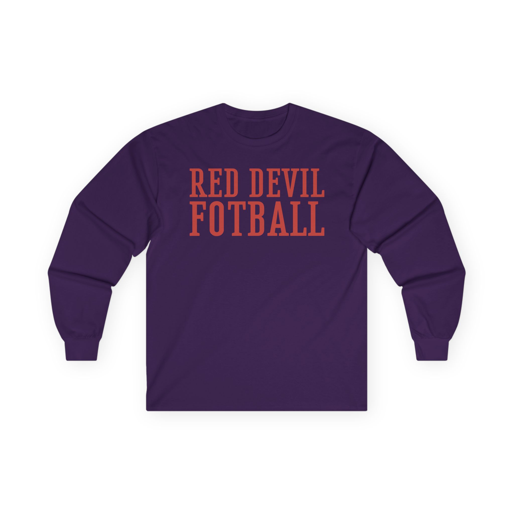 Shaboozey Red Devil Football Unisex Ultra Cotton Long Sleeve Tee