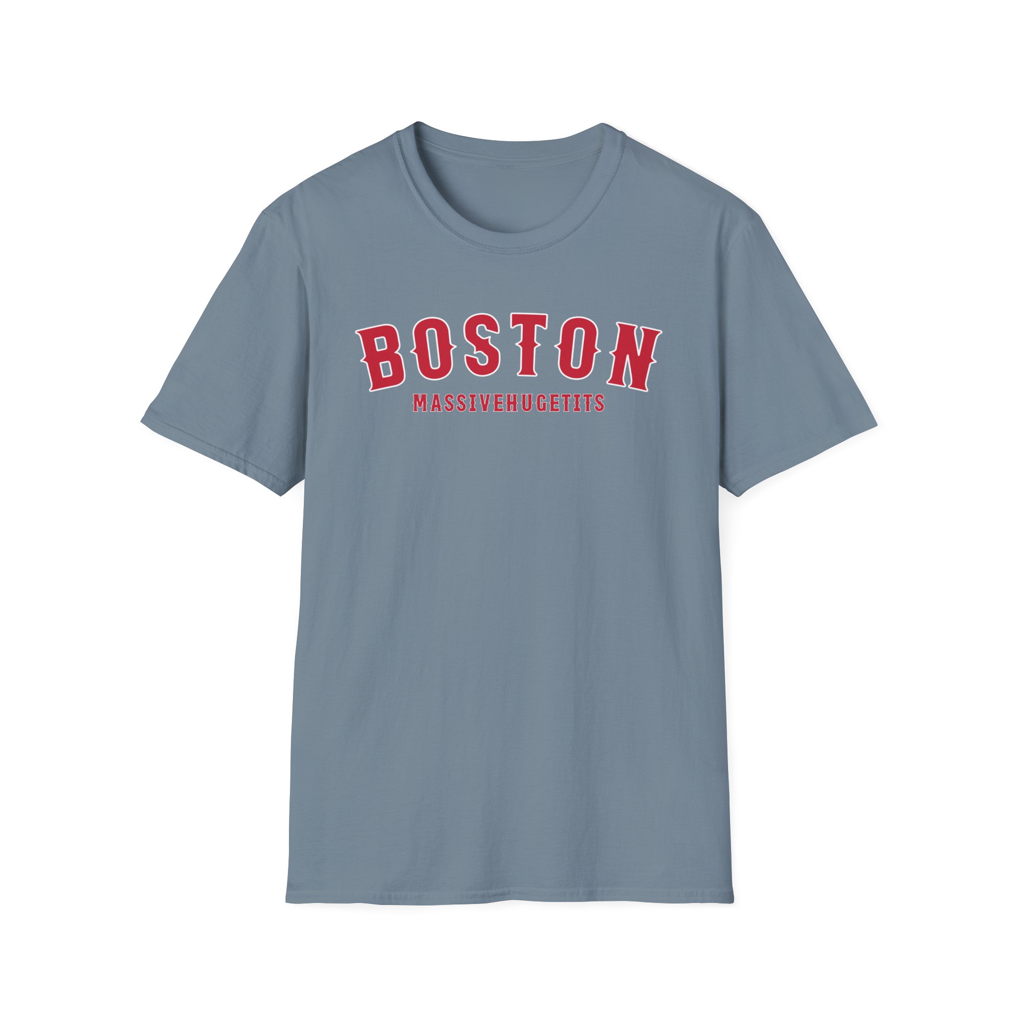 Ymh Boston Massivehugetits Unisex Softstyle T-Shirt