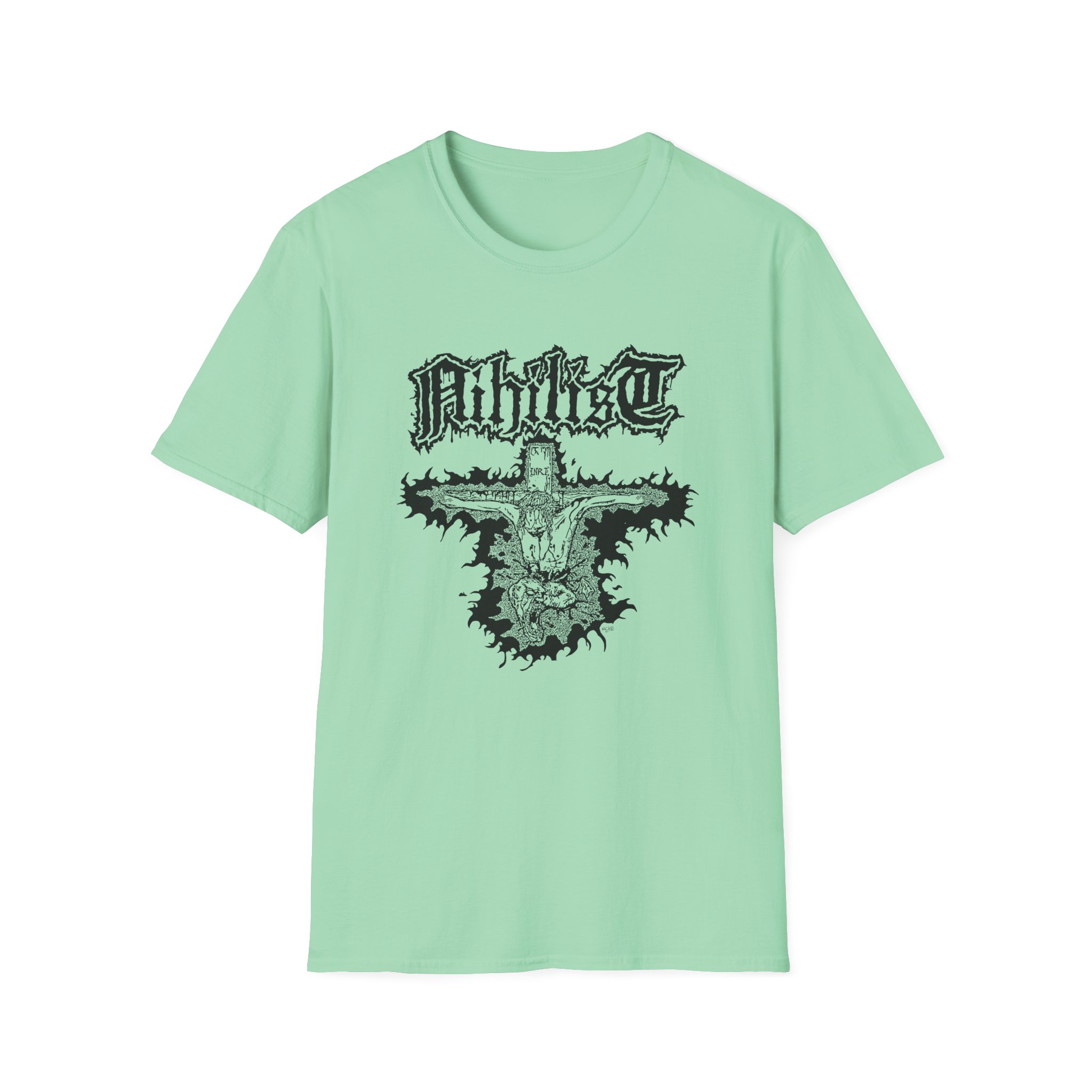Entombed Nihilist Cross Unisex Softstyle T-Shirt