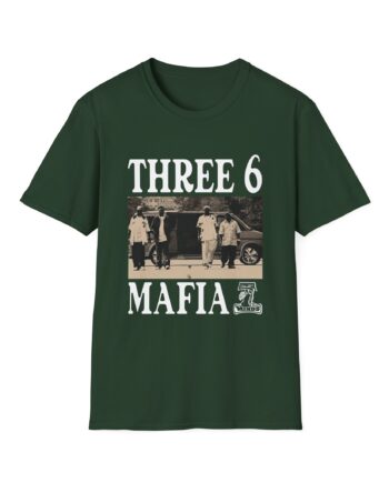 Three 6 Mafia Ridin Spinners Unisex Softstyle T-Shirt