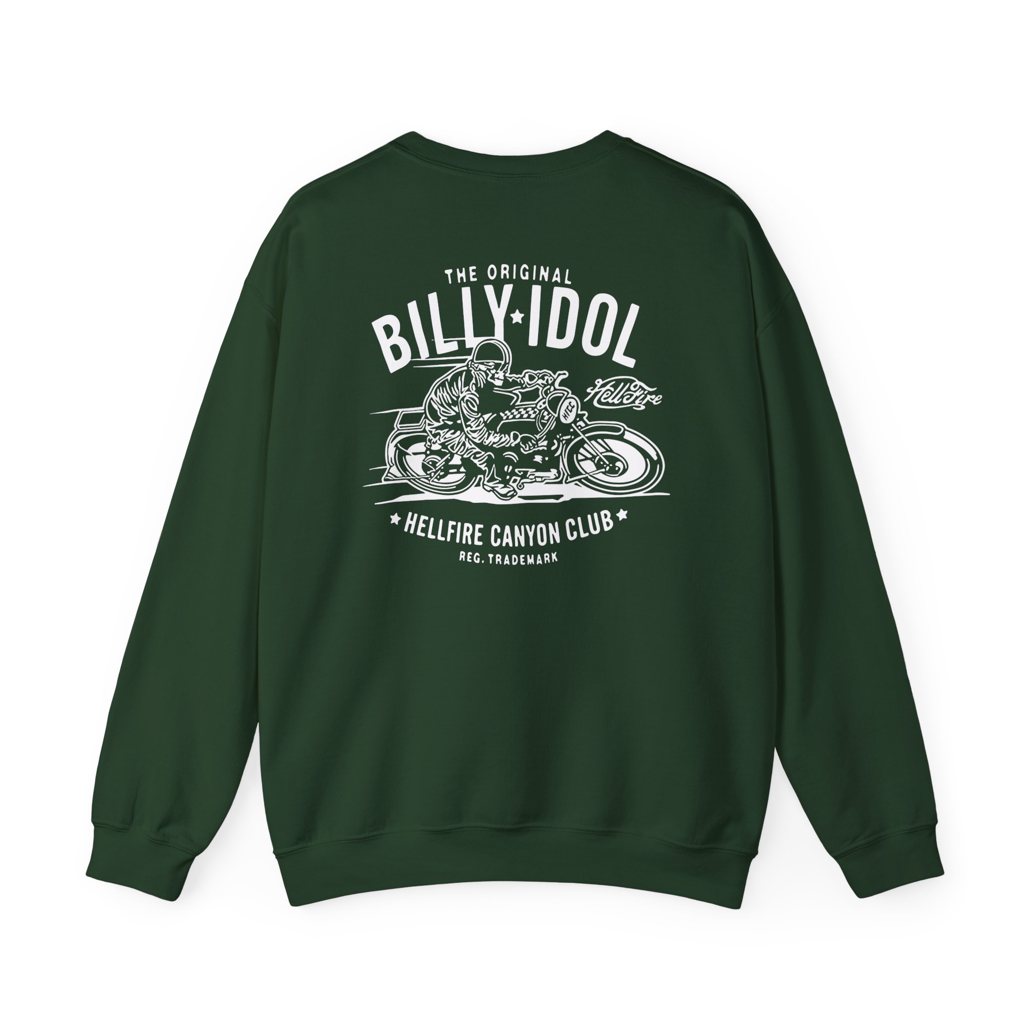 Billy Idol the Original Hellfire Canyon Club Unisex Heavy Blendâ„¢ Crewneck Sweatshirt