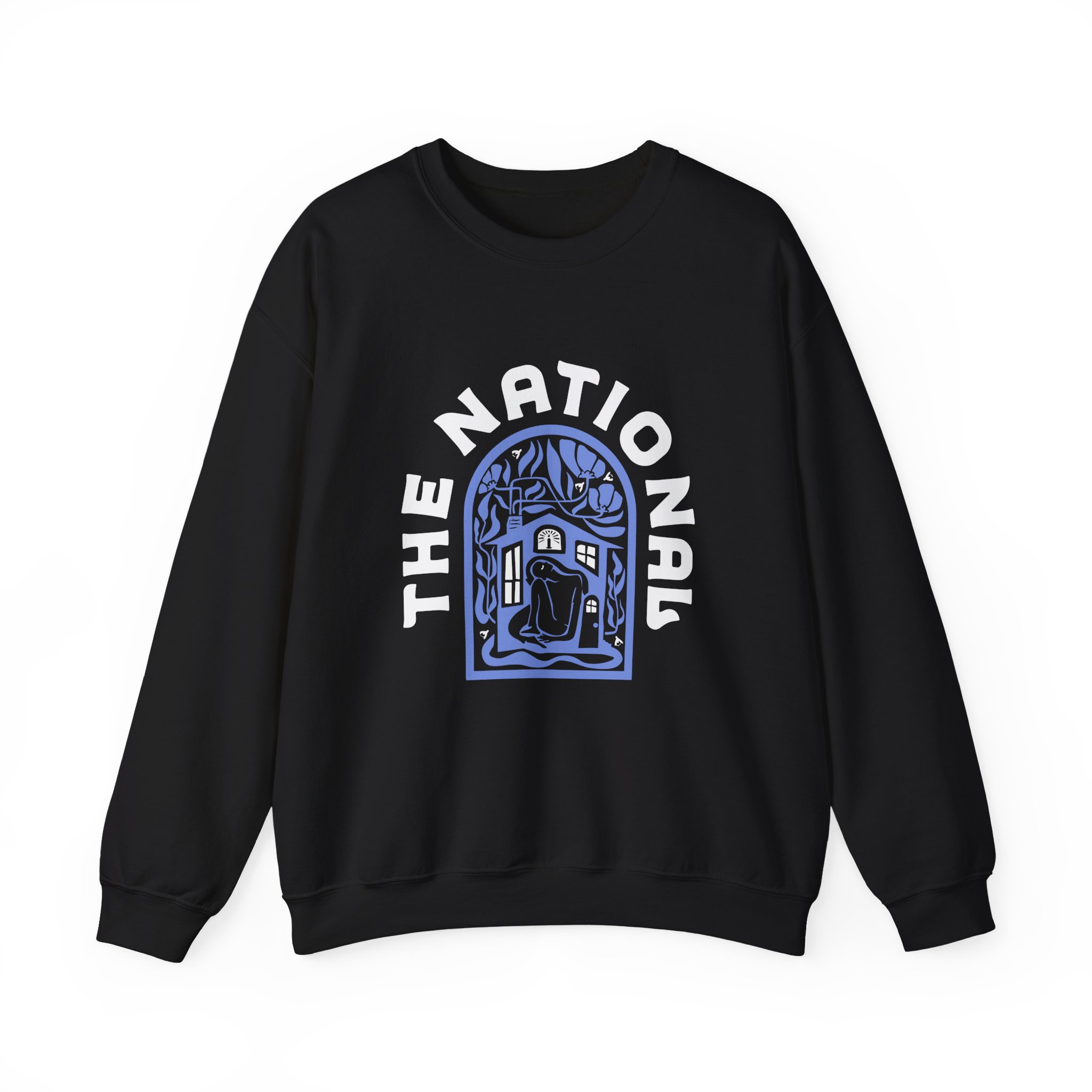 The National Turn Off the House Unisex Heavy Blend Crewneck Sweatshirt