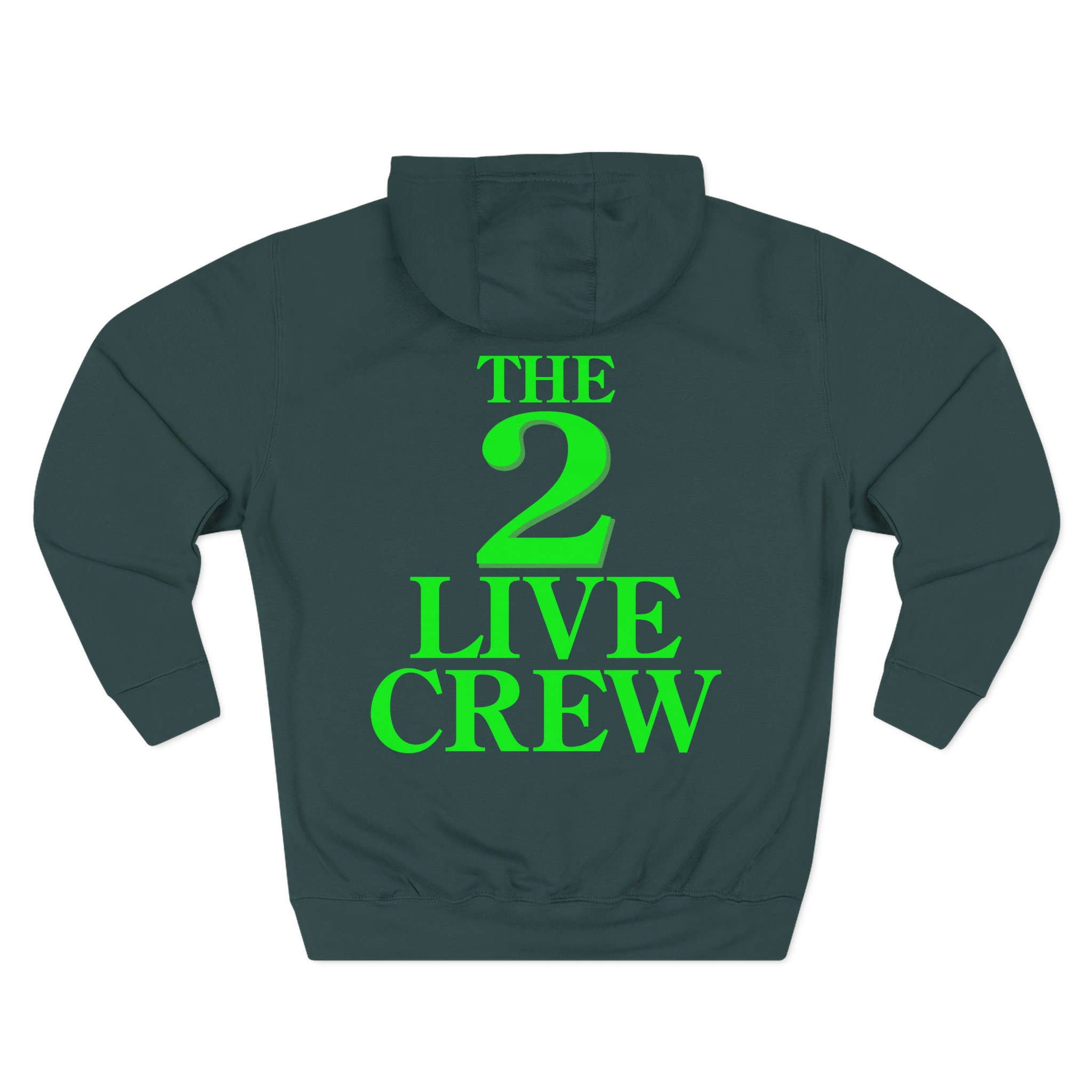 2 Live Crew Vintage 1980s the Skywalker Records Three-Panel Fleece Hoodie