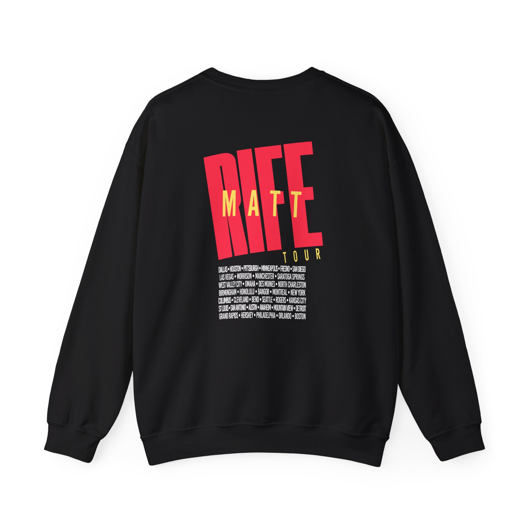 Matt Rife Stay Golden Tour Unisex Heavy Blendâ„¢ Crewneck Sweatshirt