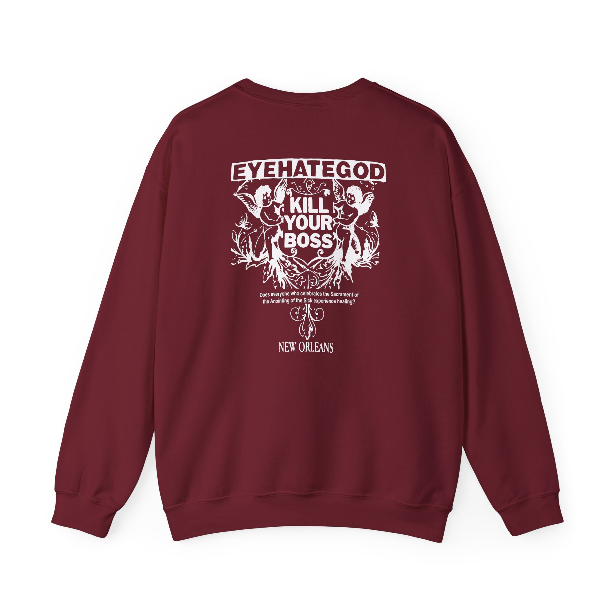 Eyehategod Kill Your Boss Unisex Heavy Blendâ„¢ Crewneck Sweatshirt