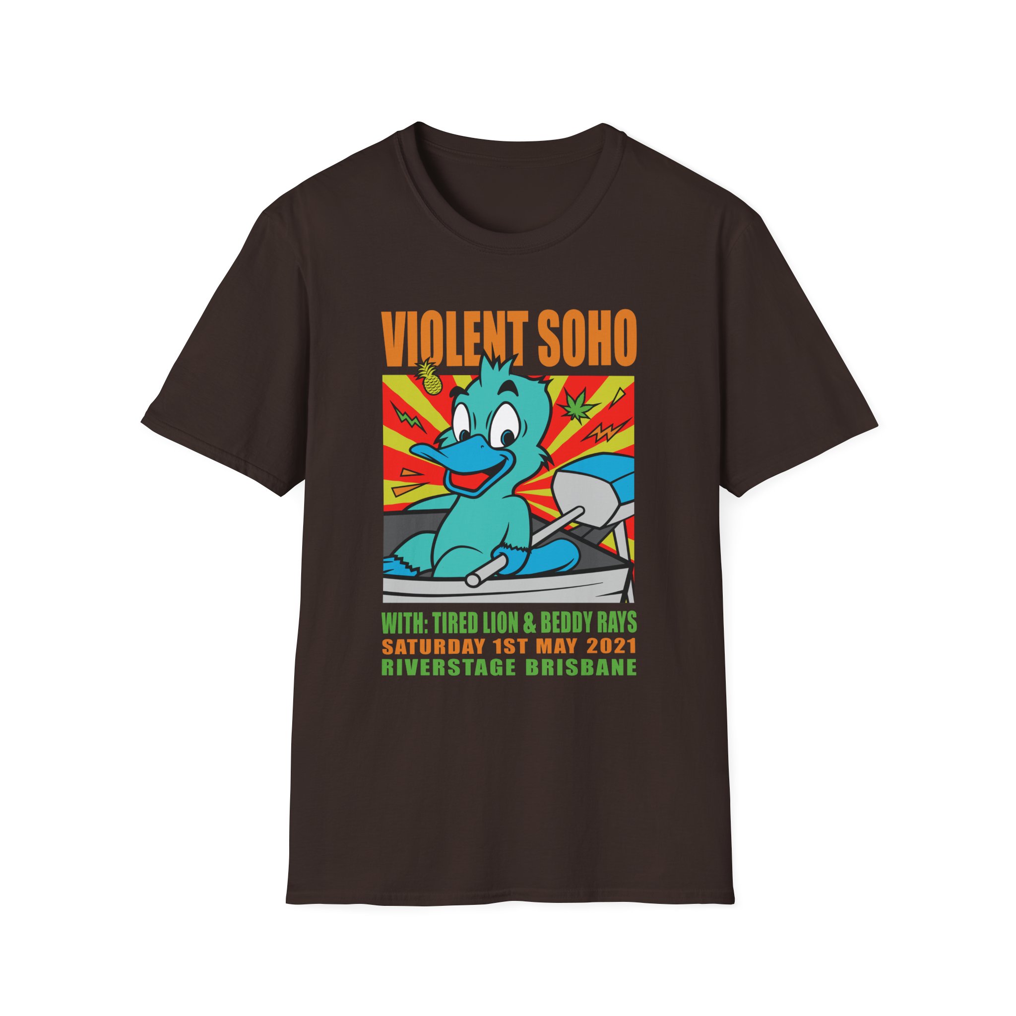 Violent Soho Event Poster Unisex Softstyle T-Shirt