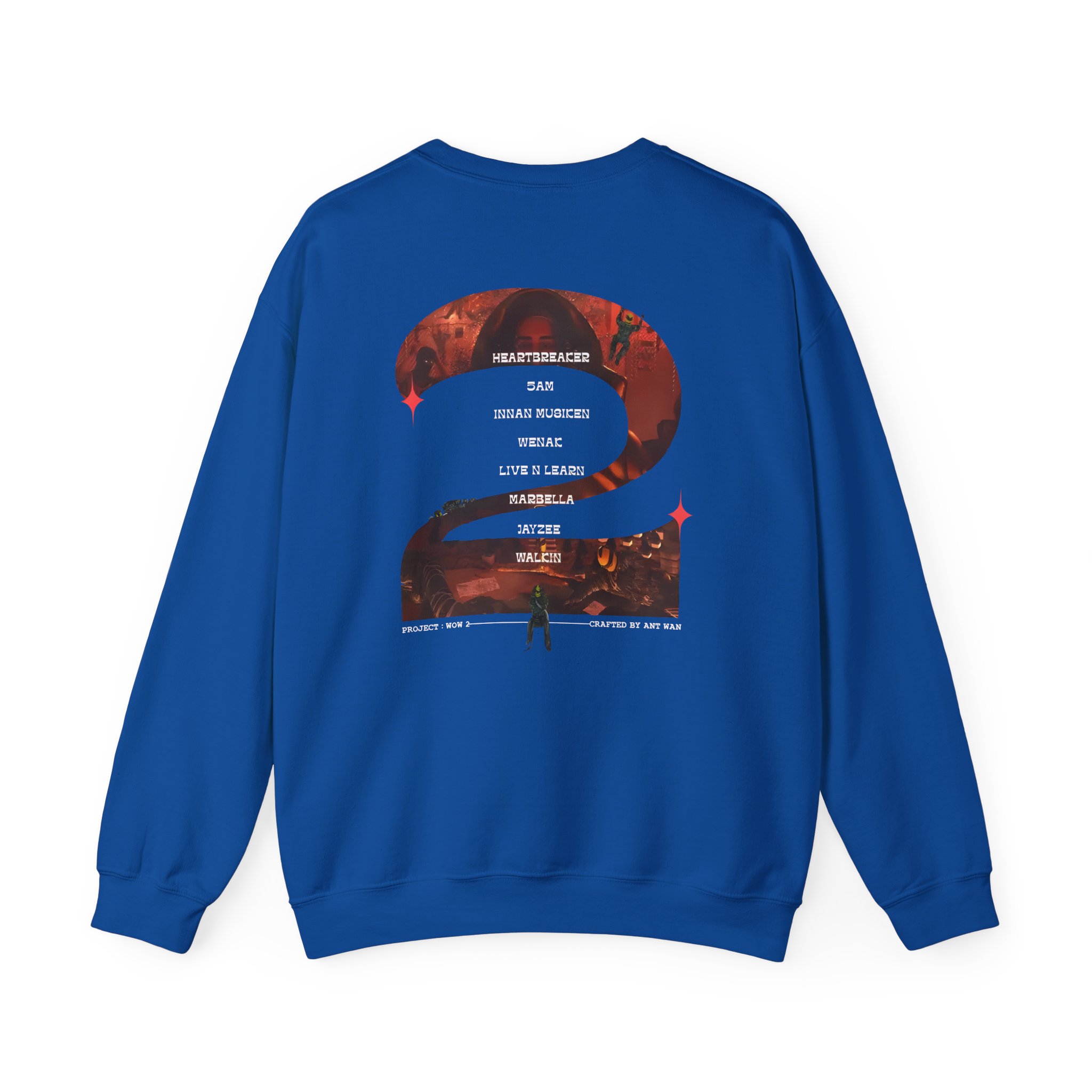 Antwan Släpper Wow 2 Unisex Heavy Blend™ Crewneck Sweatshirt
