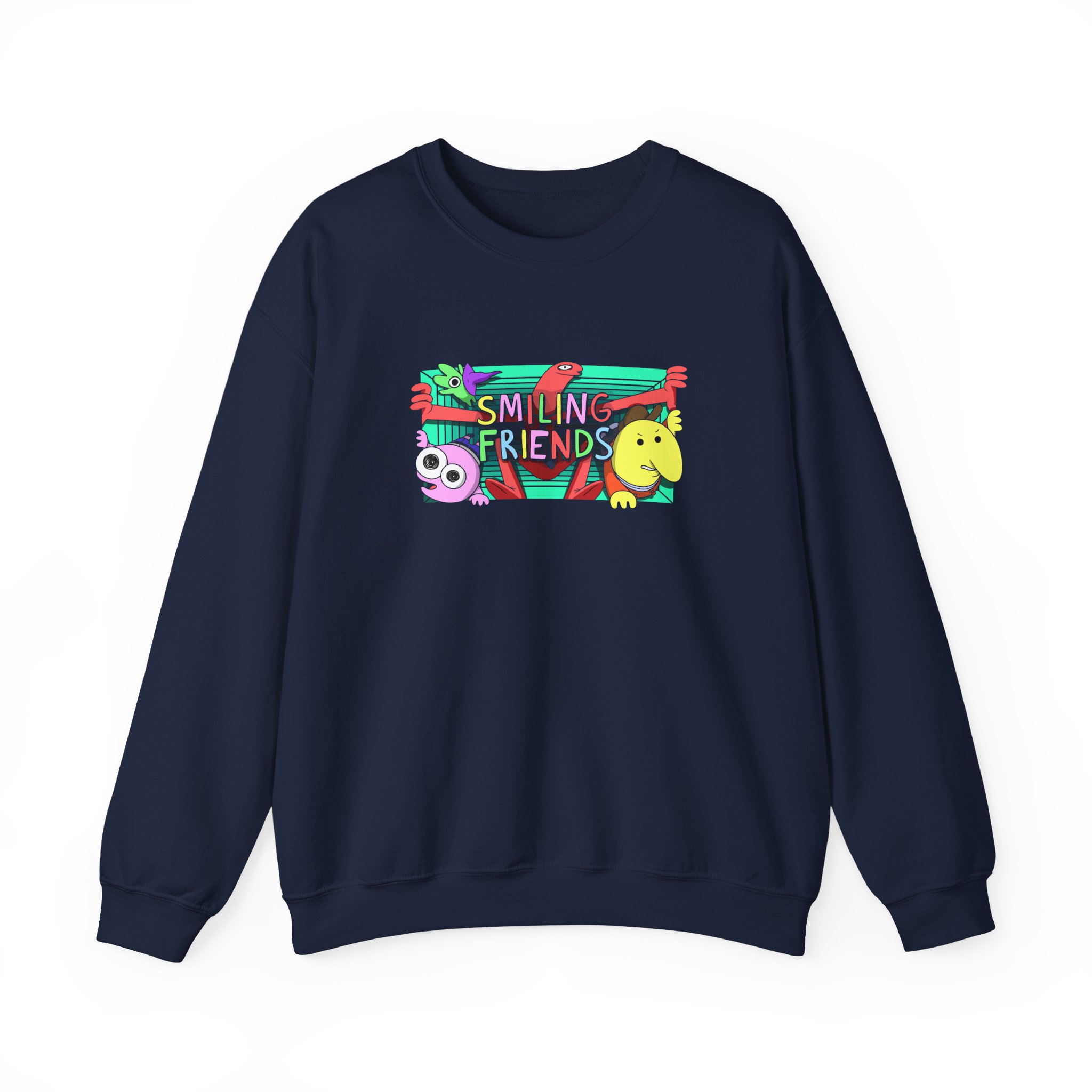 Smiling Friends Unisex Heavy Blend Crewneck Sweatshirt