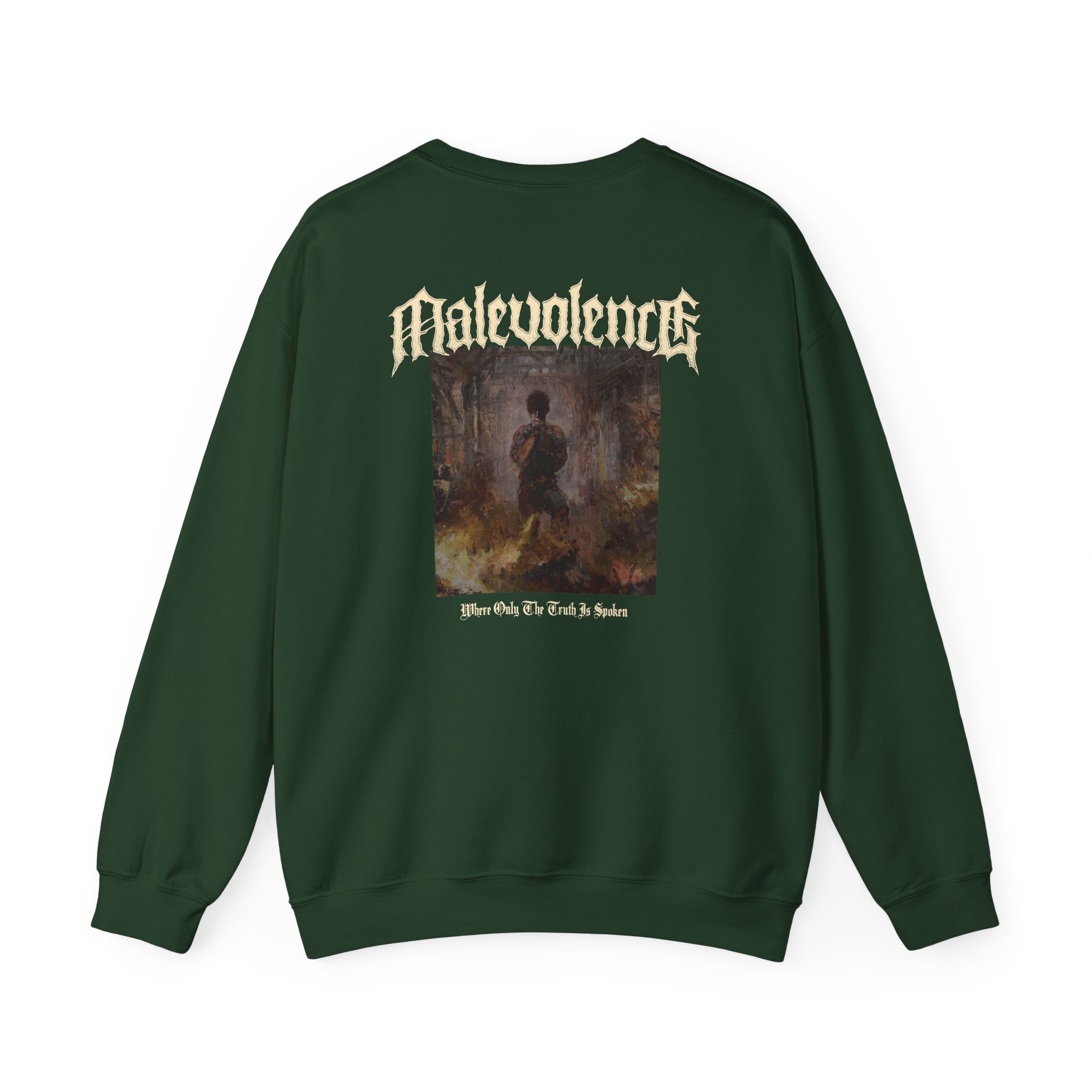 Malevolence Where Only the Truth is Spoken Unisex Heavy Blend Crewneck Sweatshirt