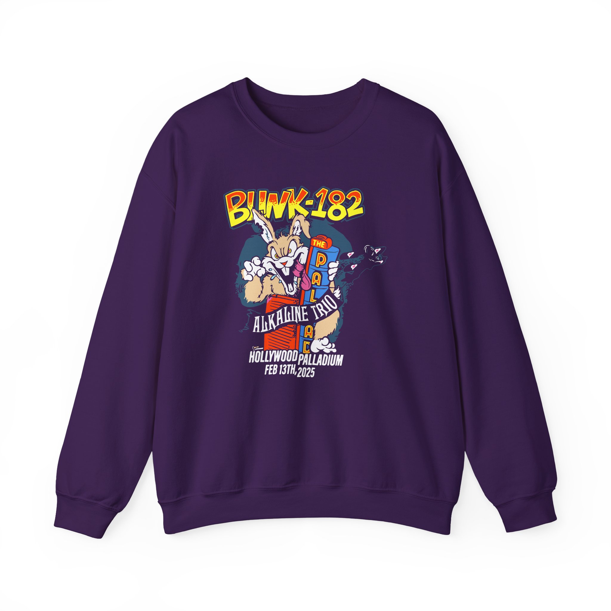 Blink 182 La Fire Aid Unisex Heavy Blendâ„¢ Crewneck Sweatshirt