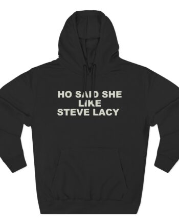 Steve Lacy Ho Said She Like Three-Panel Fleece Hoodie