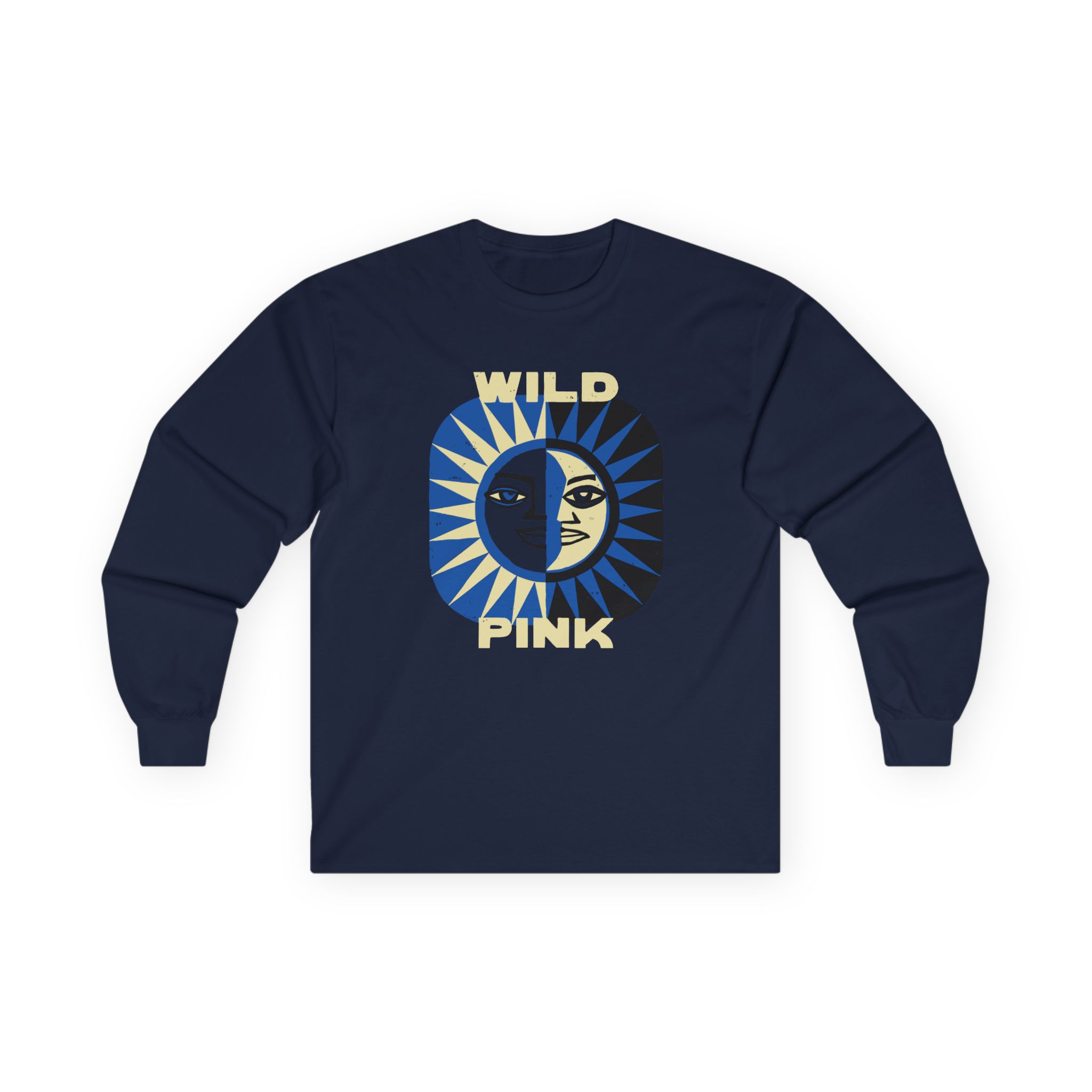 Wild Pink Sun Moon Unisex Ultra Cotton Long Sleeve Tee