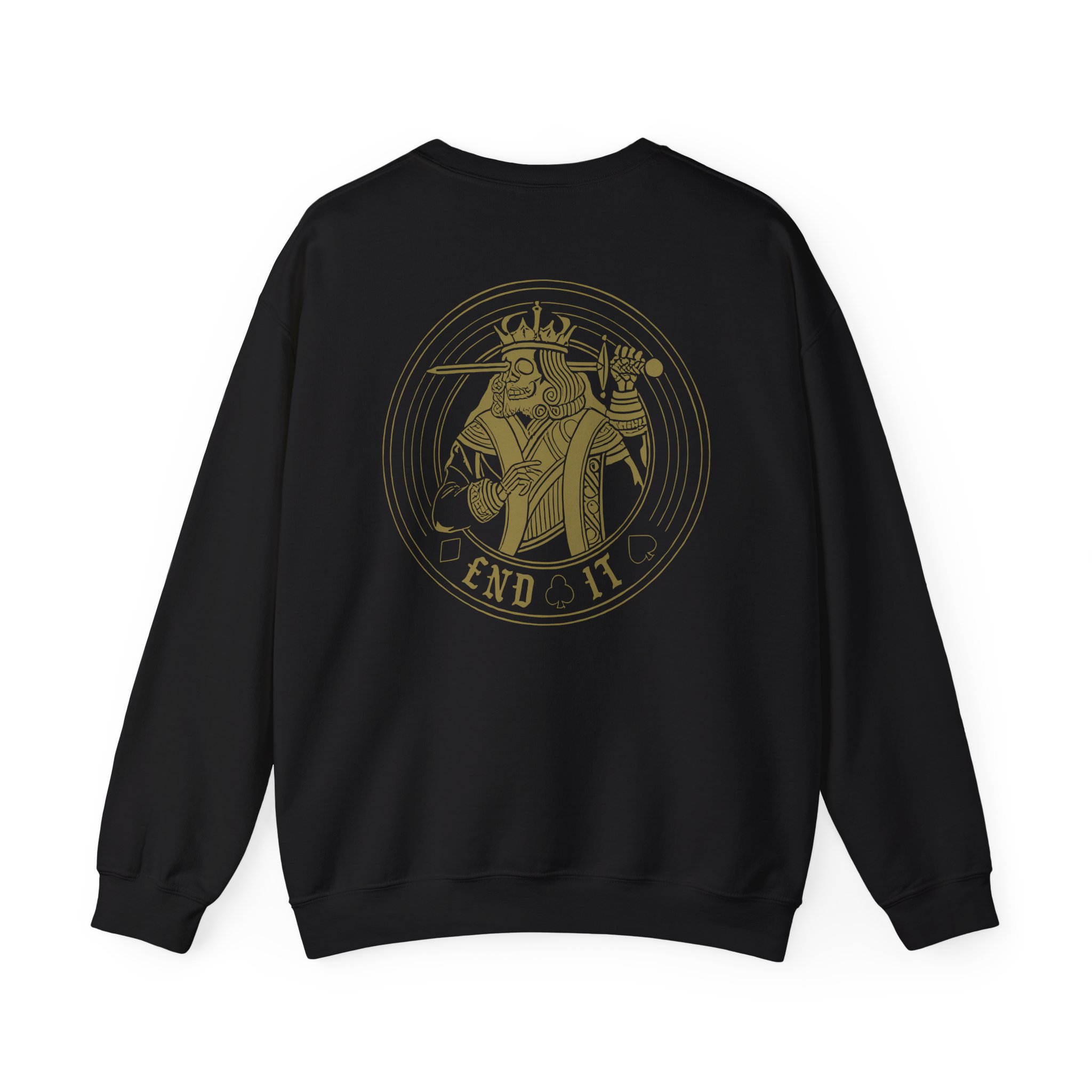 End It King Circle Unisex Heavy Blendâ„¢ Crewneck Sweatshirt