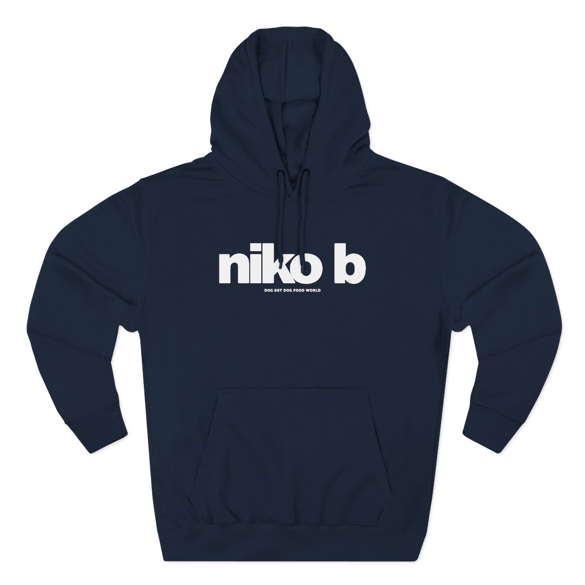 Niko B Dog Eat Dog Food World Three-panel Fleece Hoodie