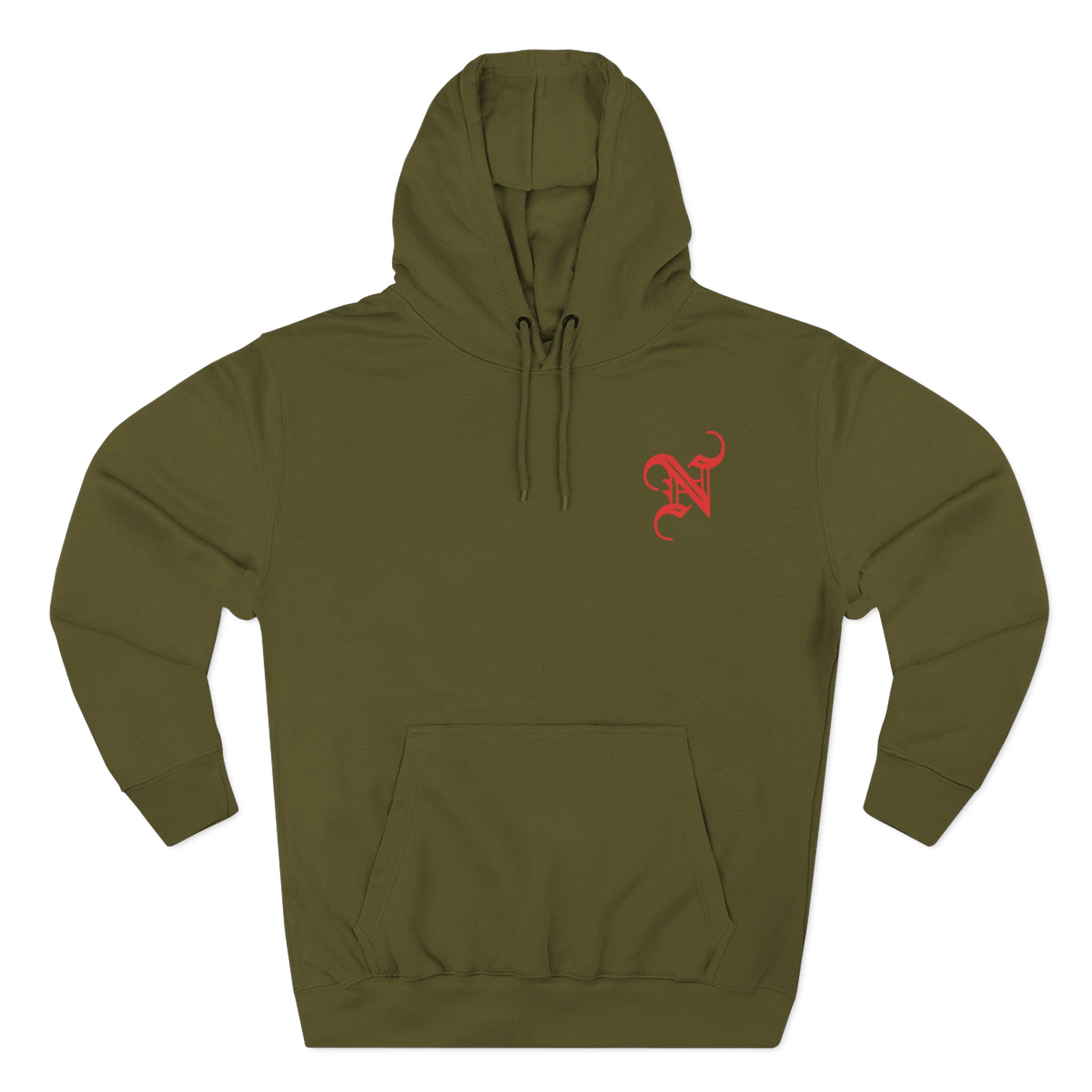 Northlane Monogram Three-Panel Fleece Hoodie